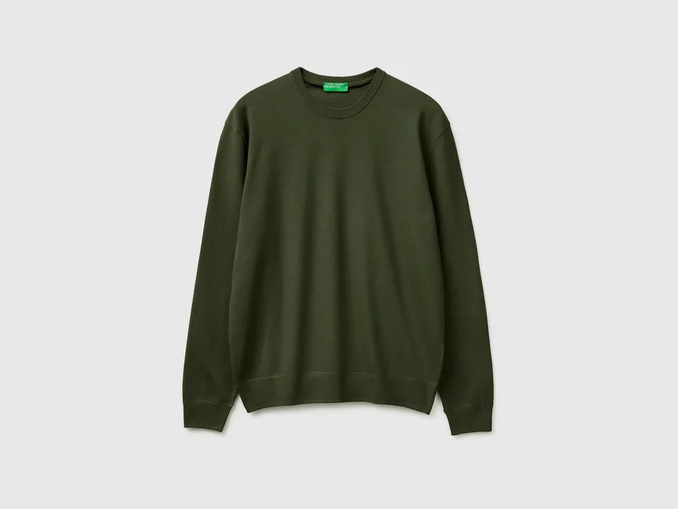 United Colors of Benetton Maglione Viscosa Ecovero Regular