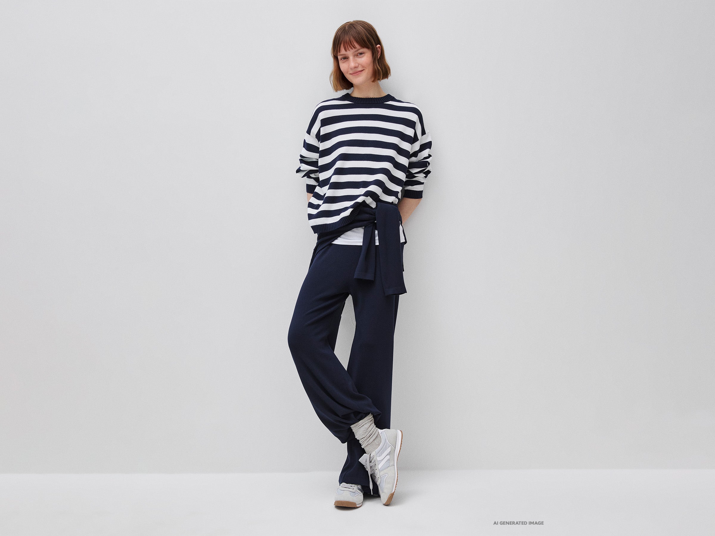 United Colors of Benetton Sweaters maglione righe cotone tricot