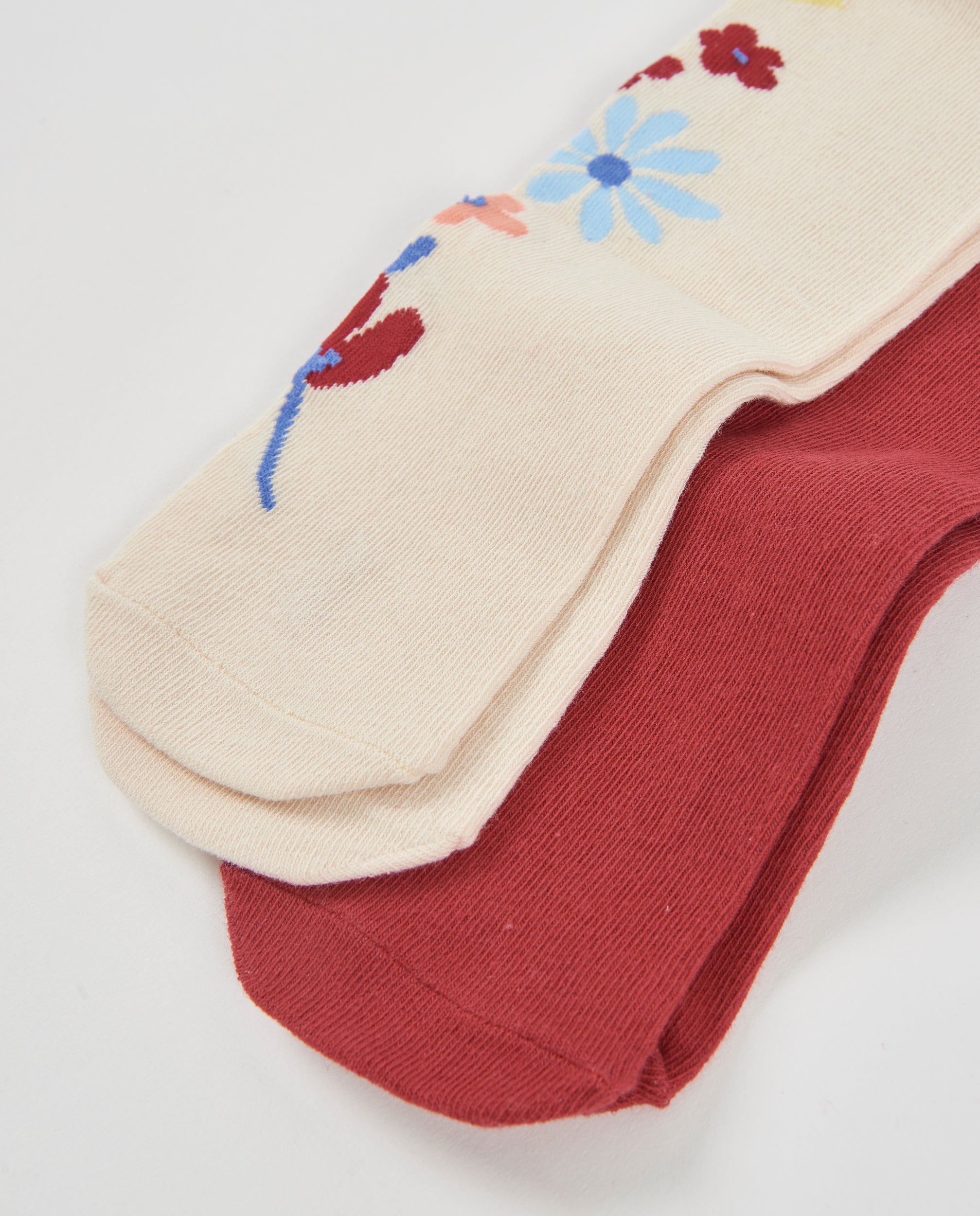 TucTuc Accessori Collant Bambina Crudo Floreale Jersey
