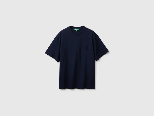 United Colors of Benetton T-shirt taschino cotone biologico taglia M
