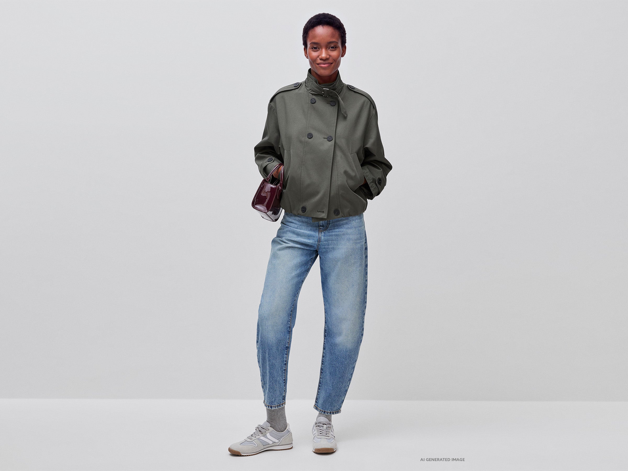 United Colors of Benetton Jackets Giacca Doppiopetto Cotone