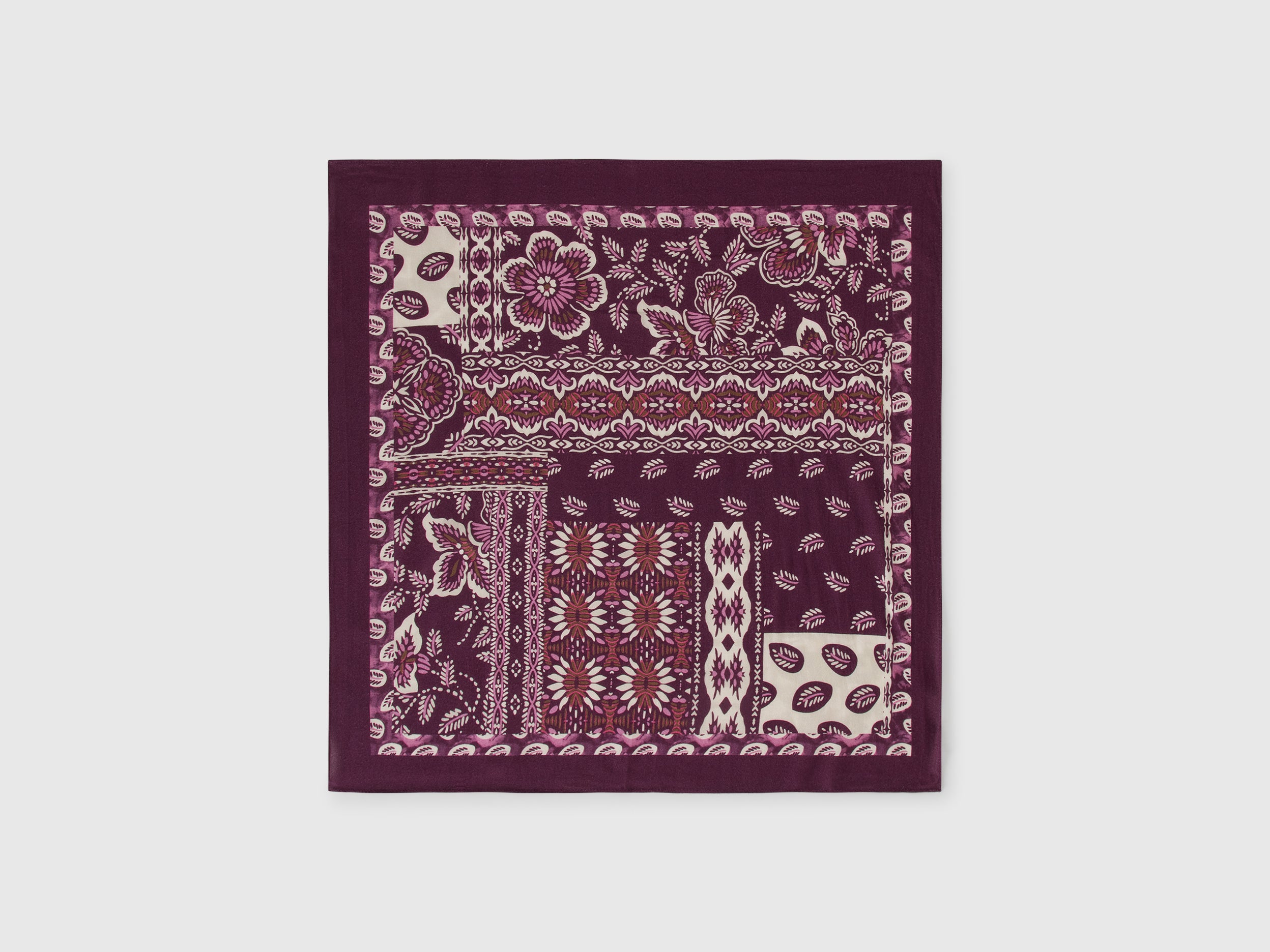 United Colors of Benetton Foulard Stampa Bandana in Viscosa