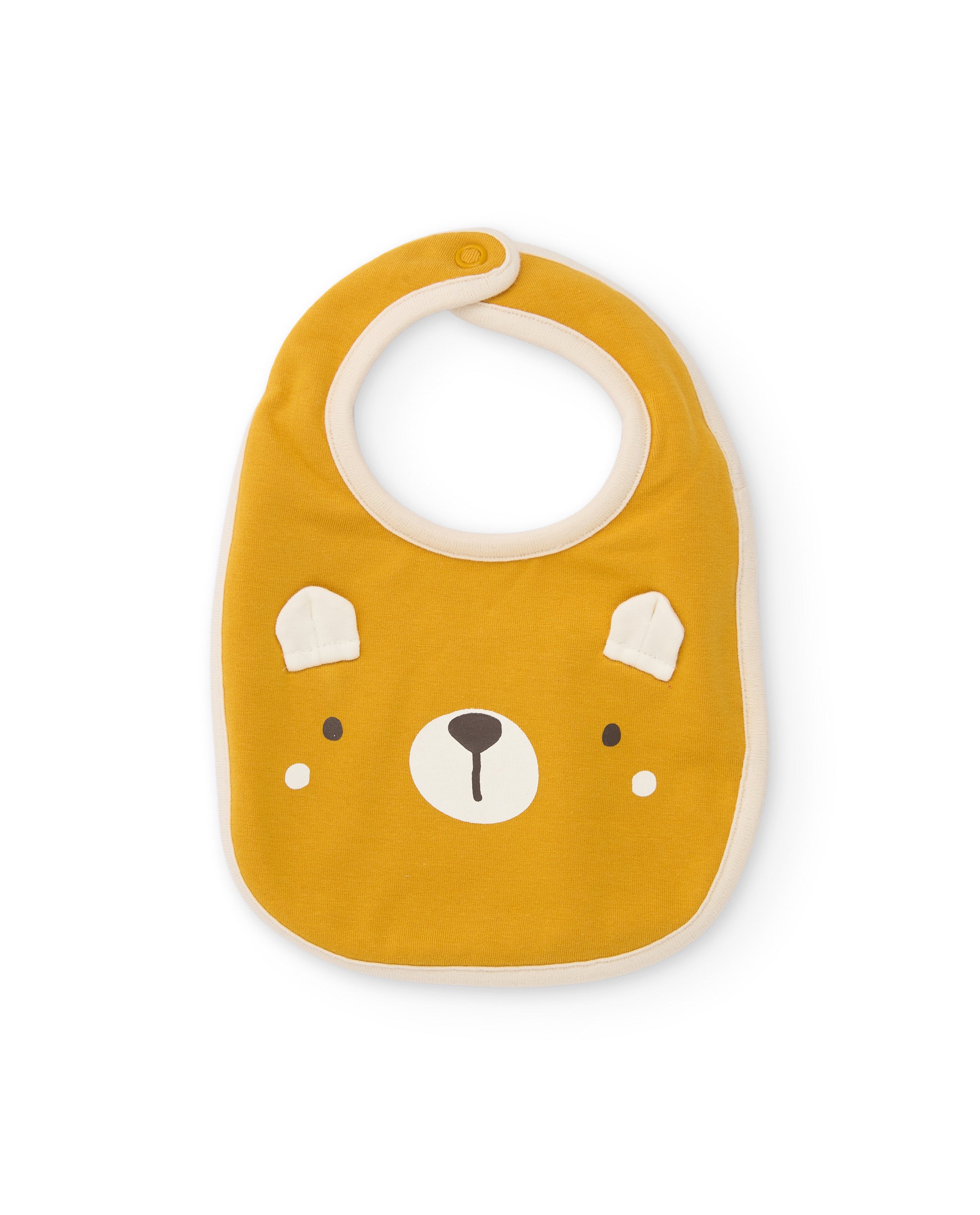 TucTuc Accessori set 2 bavaglini neonato senape cotone