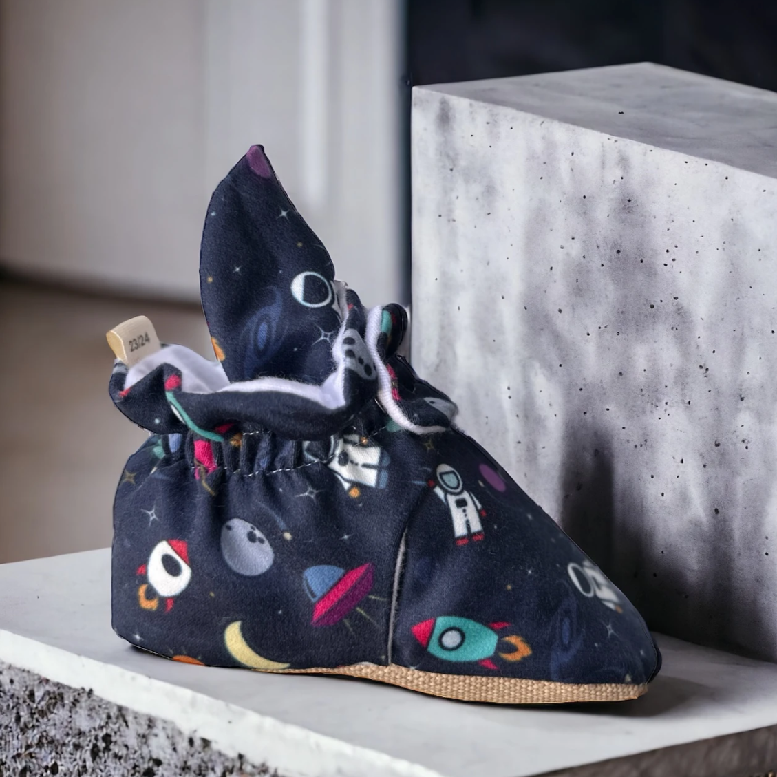 Kocarcia Kokopatik Scarpine Baby Astronauta Cotone 0-18 Mesi
