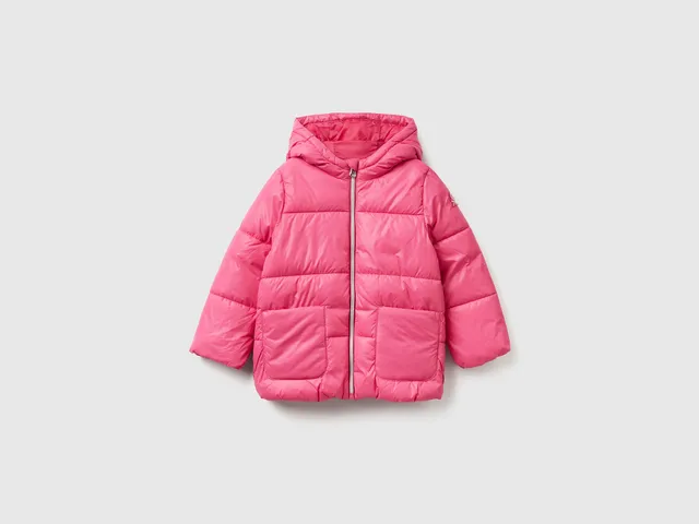 United Colors of Benetton Giacca Piumino Nylon 82 cappuccio