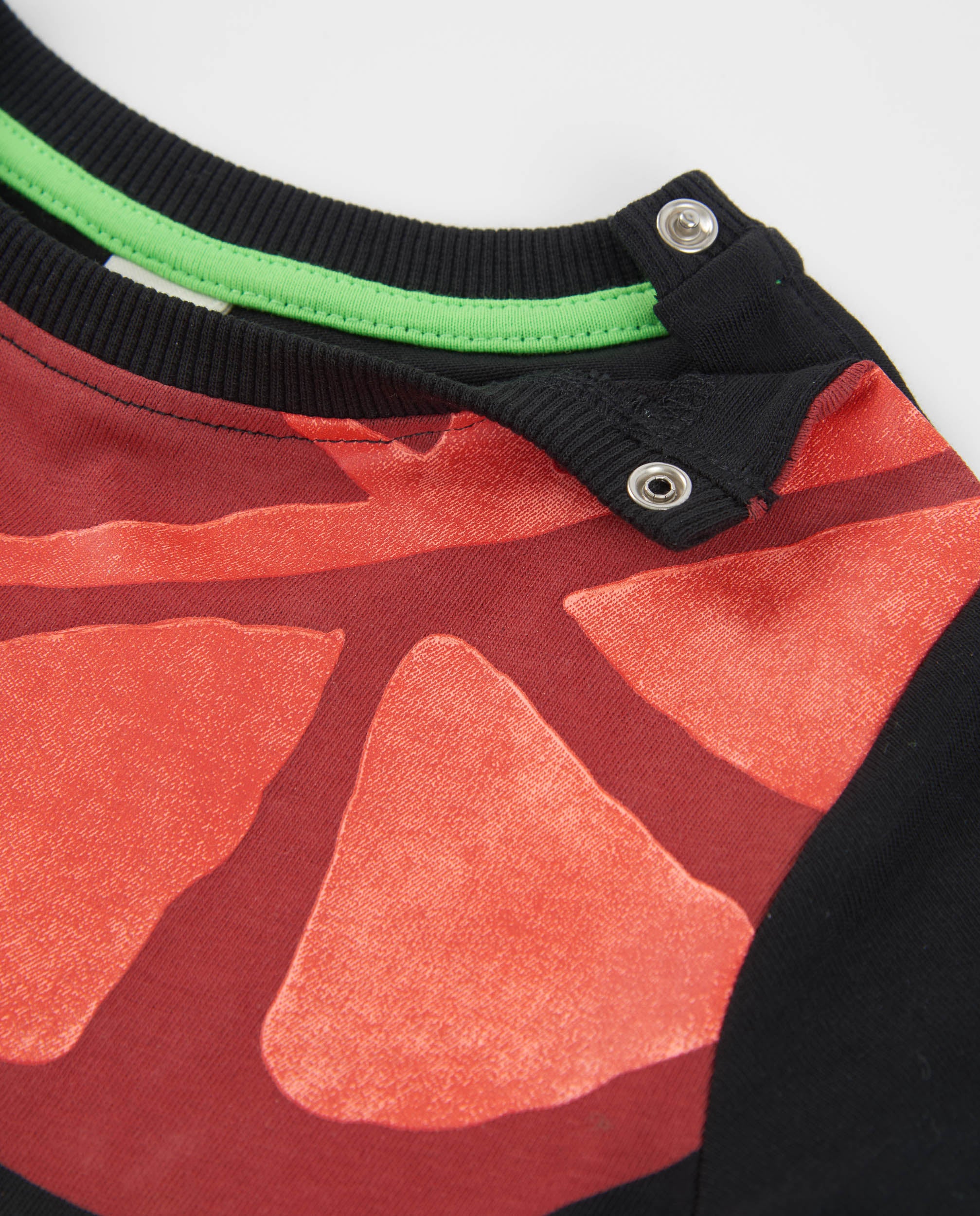 TucTuc Magliette t-shirt bimbo nero stampa frutta