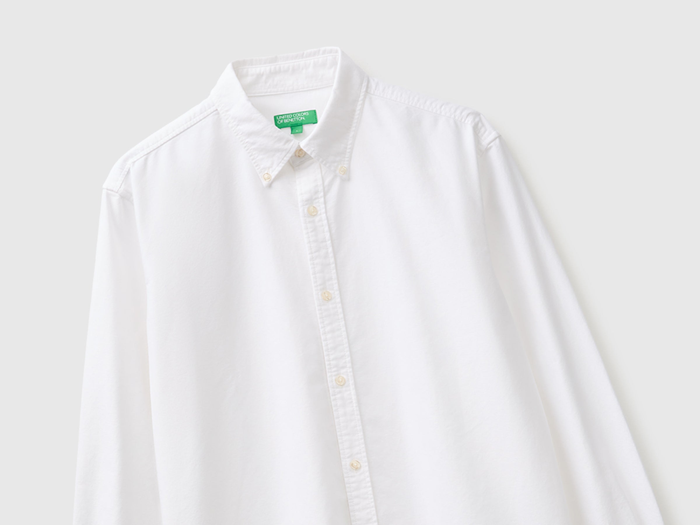 United Colors of Benetton camicia righe cotone shirt bottoni