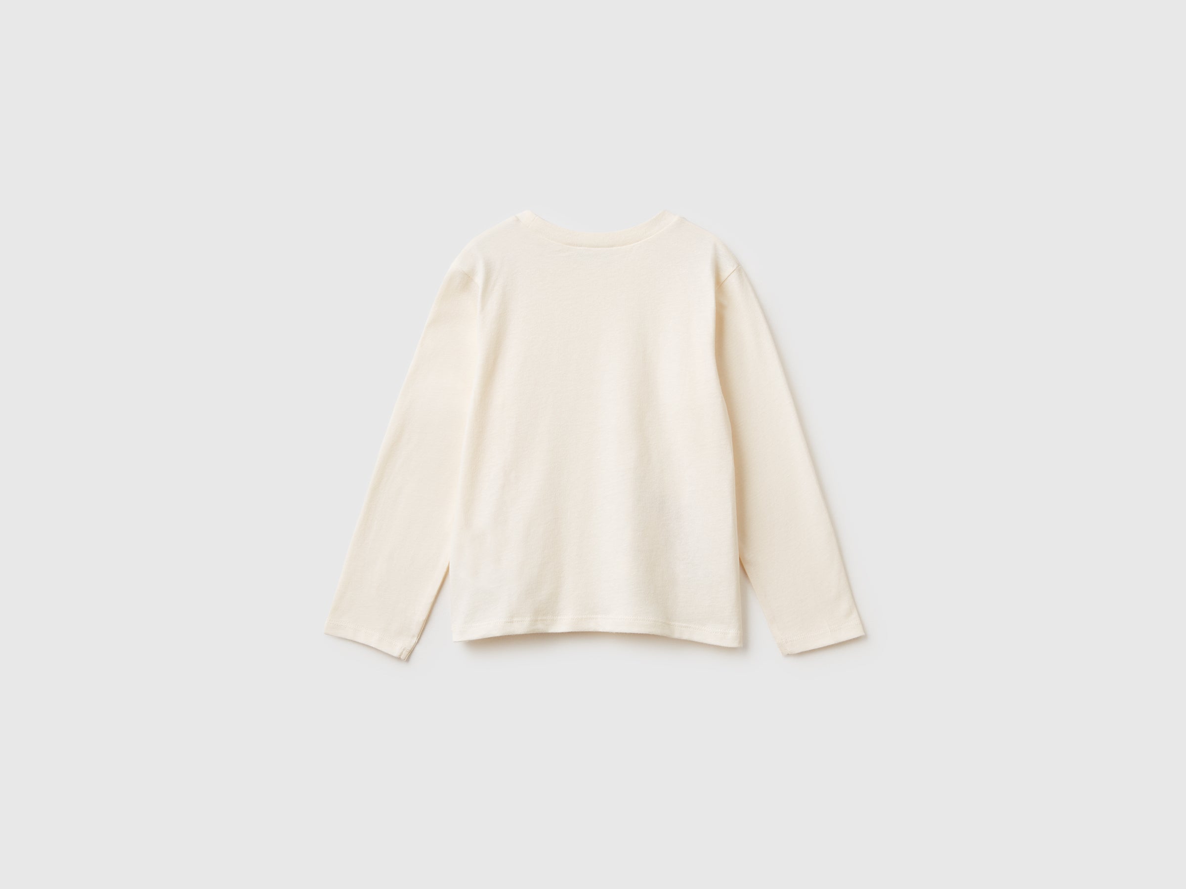 United Colors of Benetton T-shirt maglia glitter cotone bio bimba