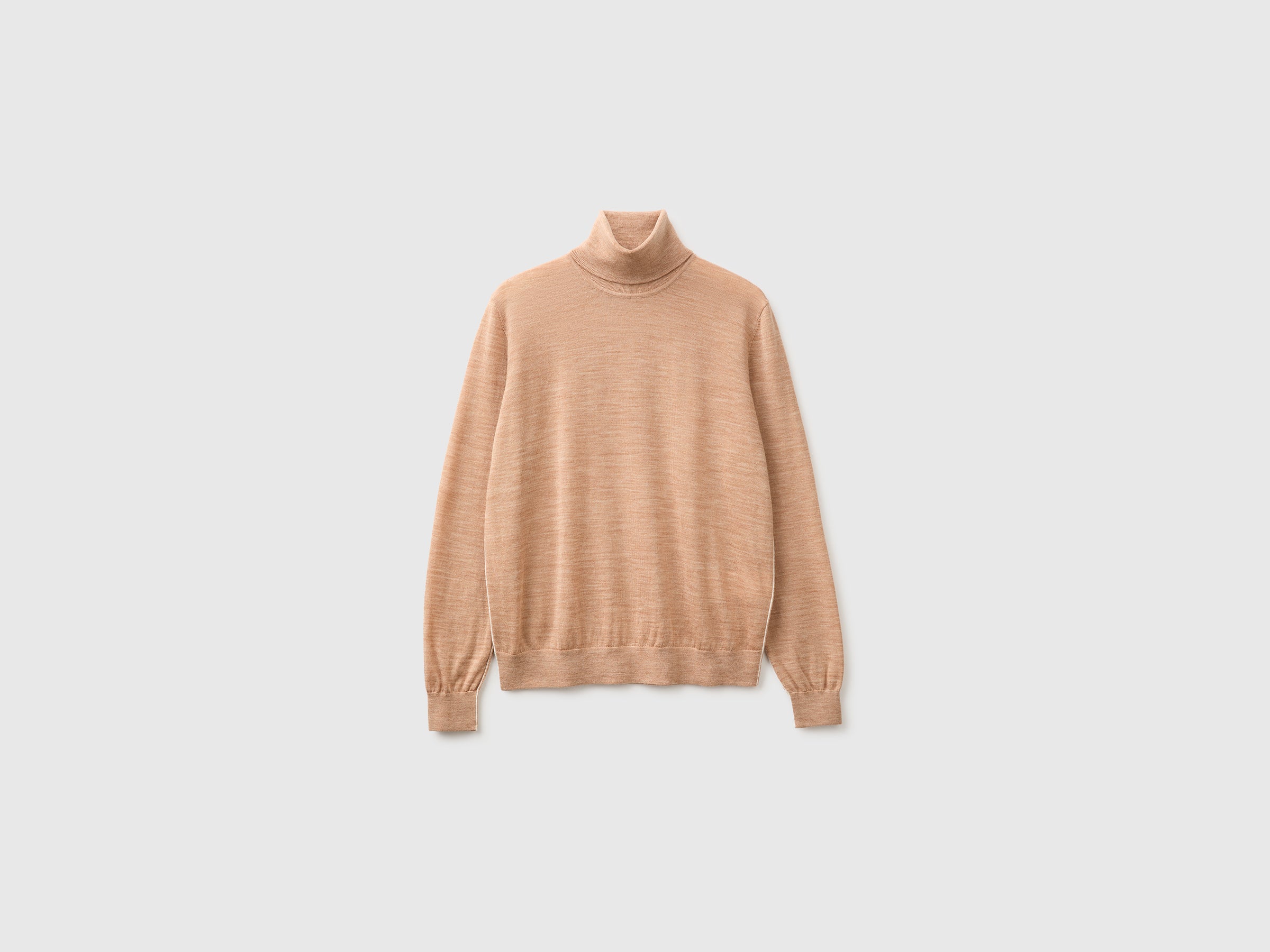 United Colors of Benetton maglione dolcevita lana merino collo alto