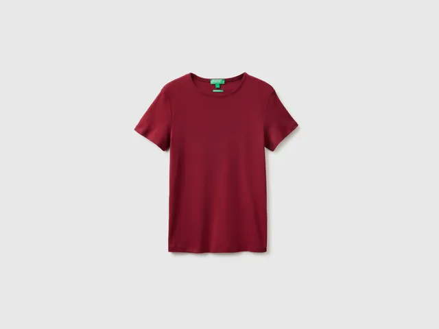 United Colors of Benetton Slim fit crew neck maglietta cotone