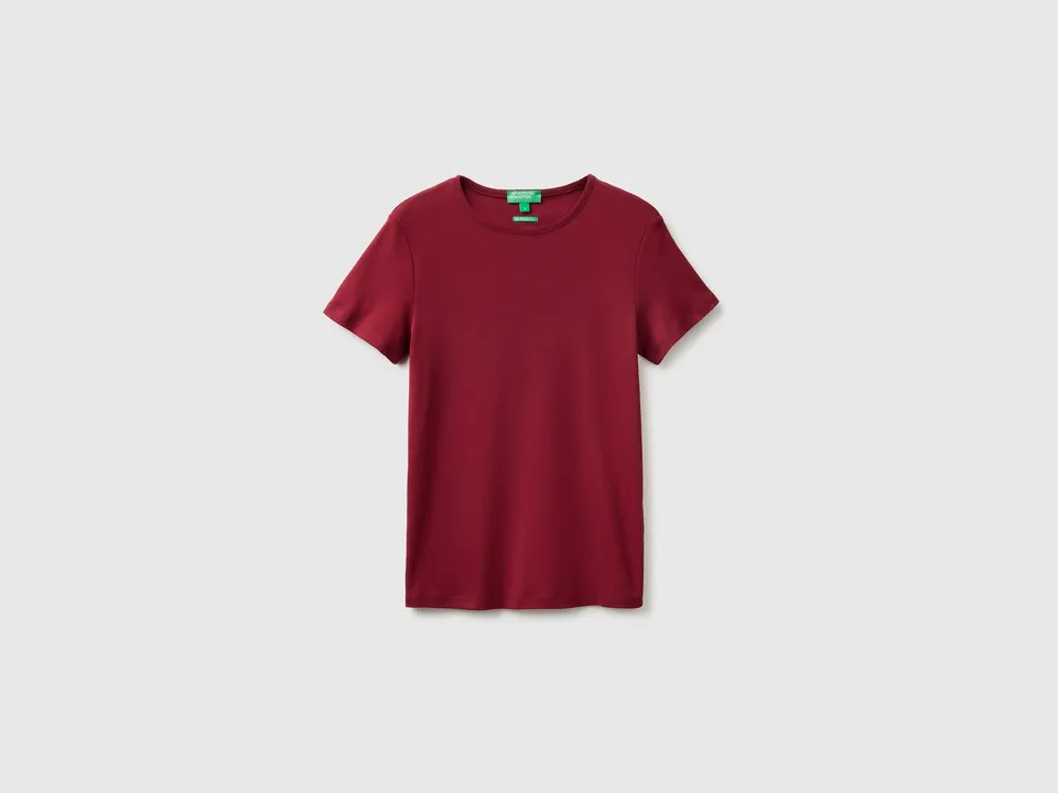 United Colors of Benetton Slim fit crew neck maglietta cotone