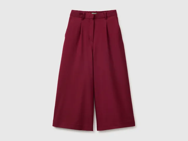 United Colors of Benetton Pantaloni Culotte Viscosa 42