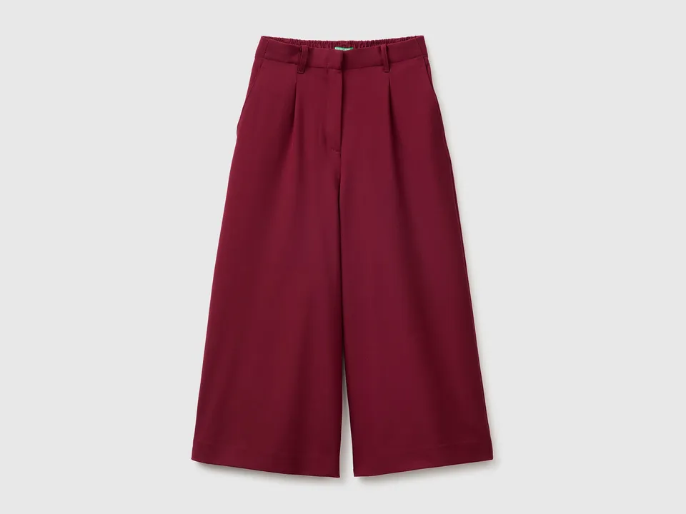 United Colors of Benetton Pantaloni Culotte Viscosa 42