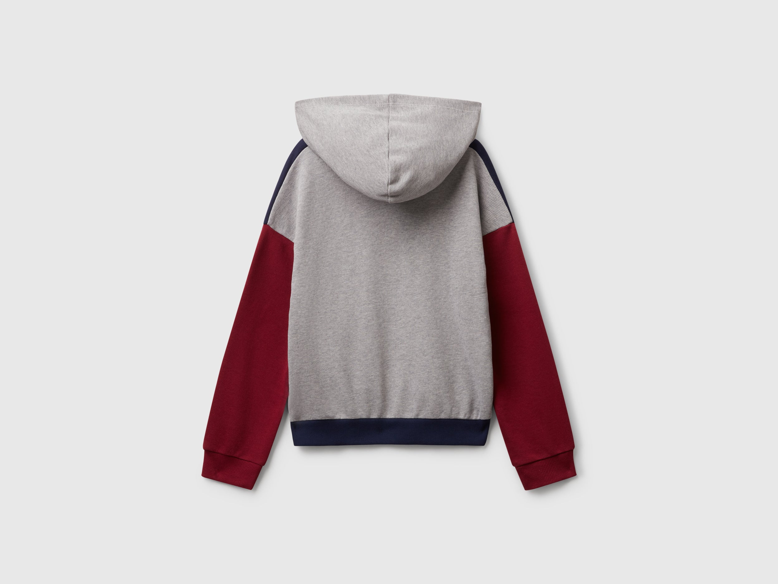 United Colors of Benetton Felpa con Cappuccio Cotone Stampa Logo