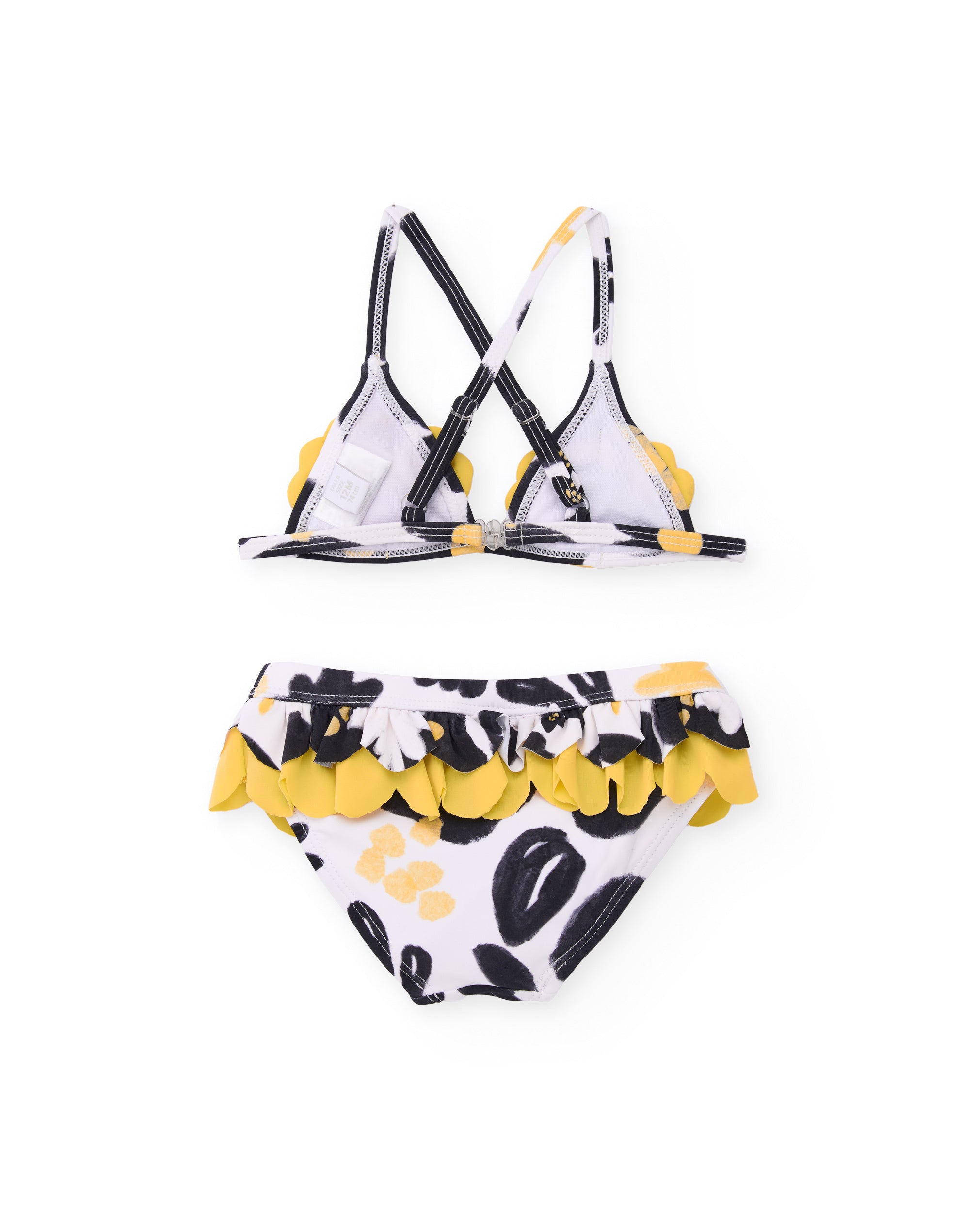 TucTuc Costumi Bikini Bambina Conchiglia Giallo