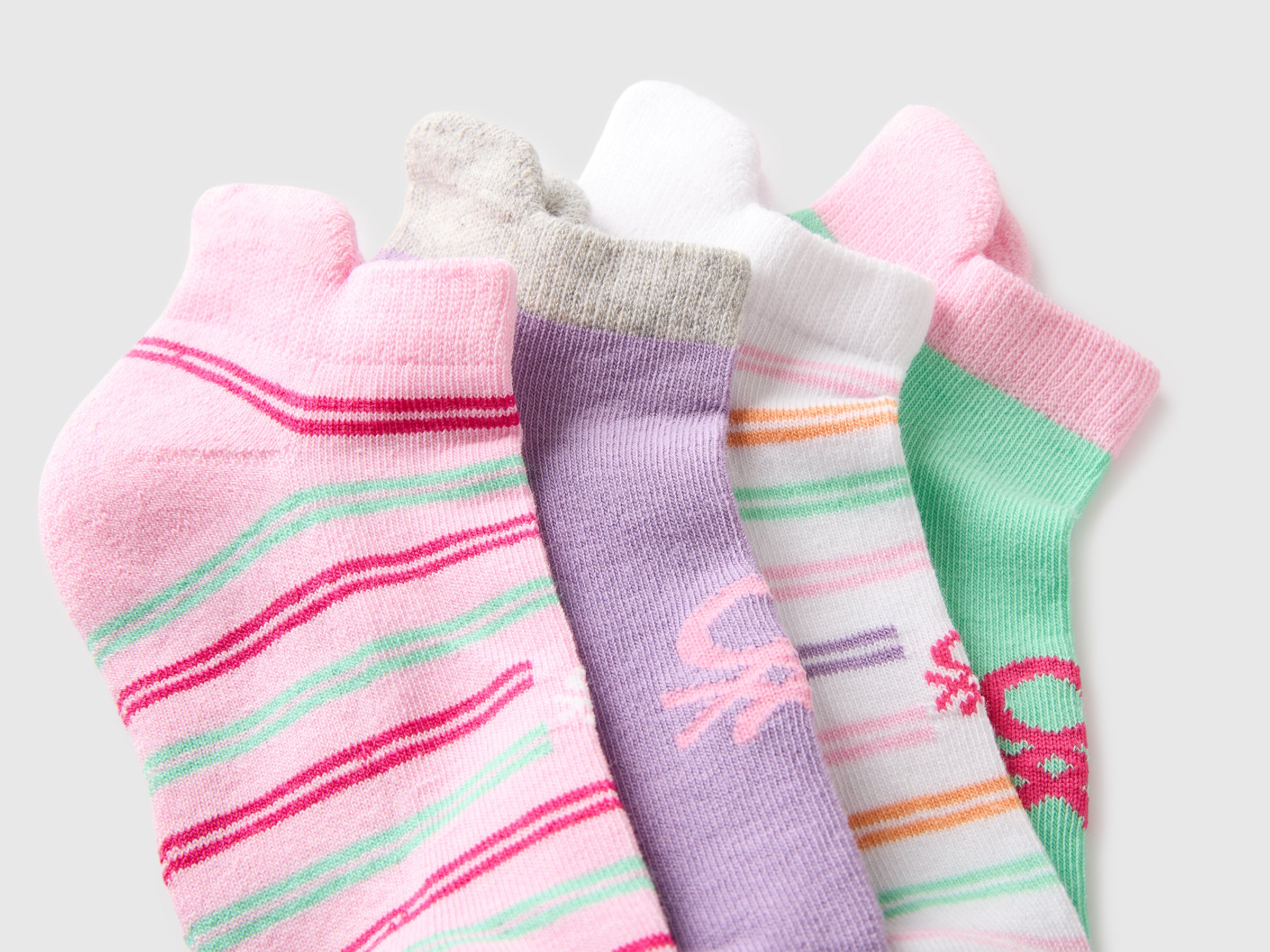 United Colors of Benetton calzini corti spugna 27-30 cotone 4 paia
