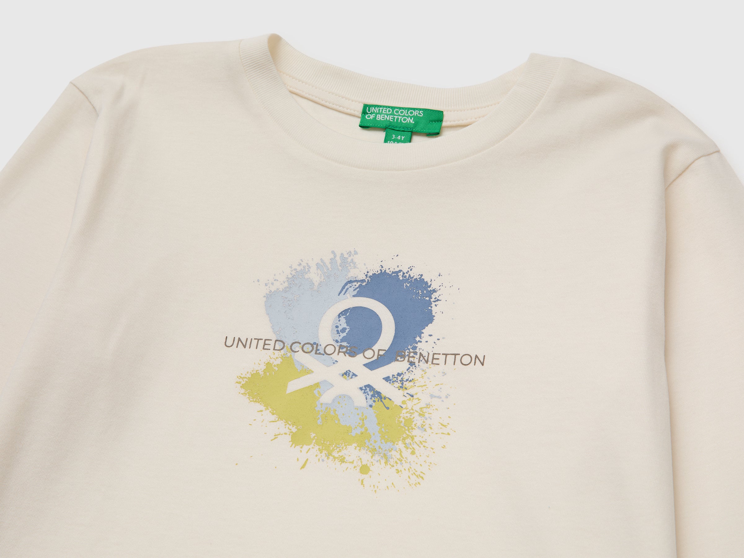United Colors of Benetton maglietta manica lunga cotone bio 98
