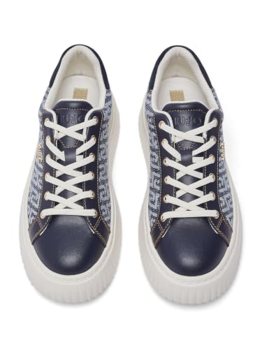 Liu Jo Sneakers Platform Denim Monogram 35 EU