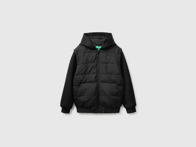 United Colors of Benetton giacca maniche staccabili L nylon