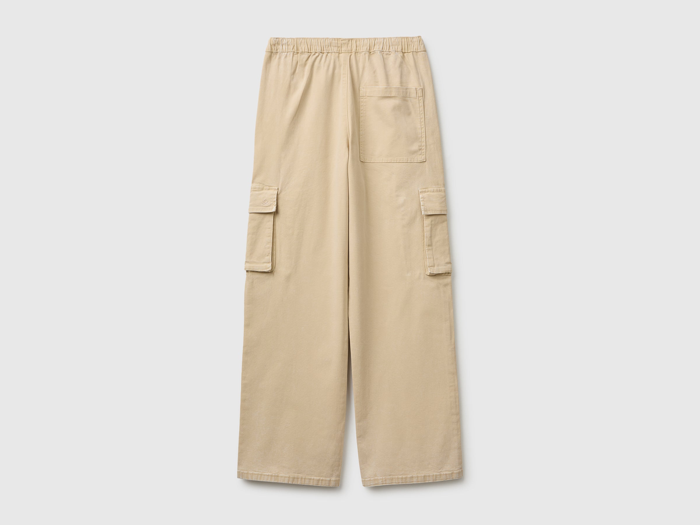 United Colors of Benetton Trousers Pantalone Cargo Cotone Coulisse