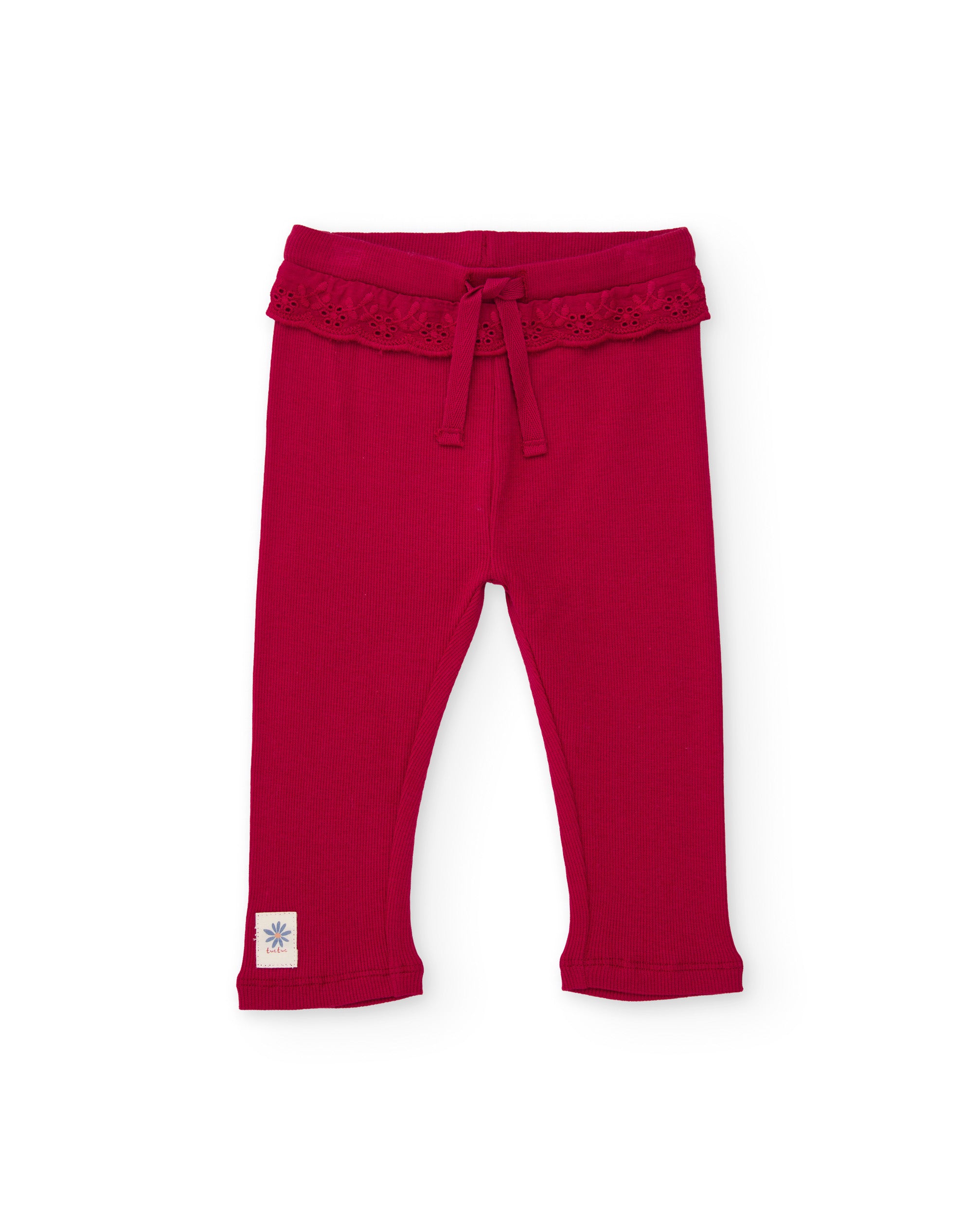 TucTuc Completi tuta bambina fiori felpa rosa leggings