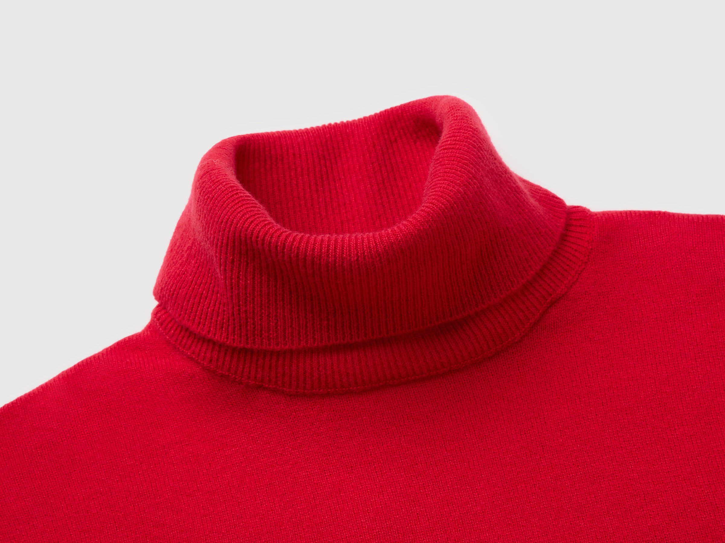 United Colors of Benetton Maglione Dolcevita Lana Merino 100% S