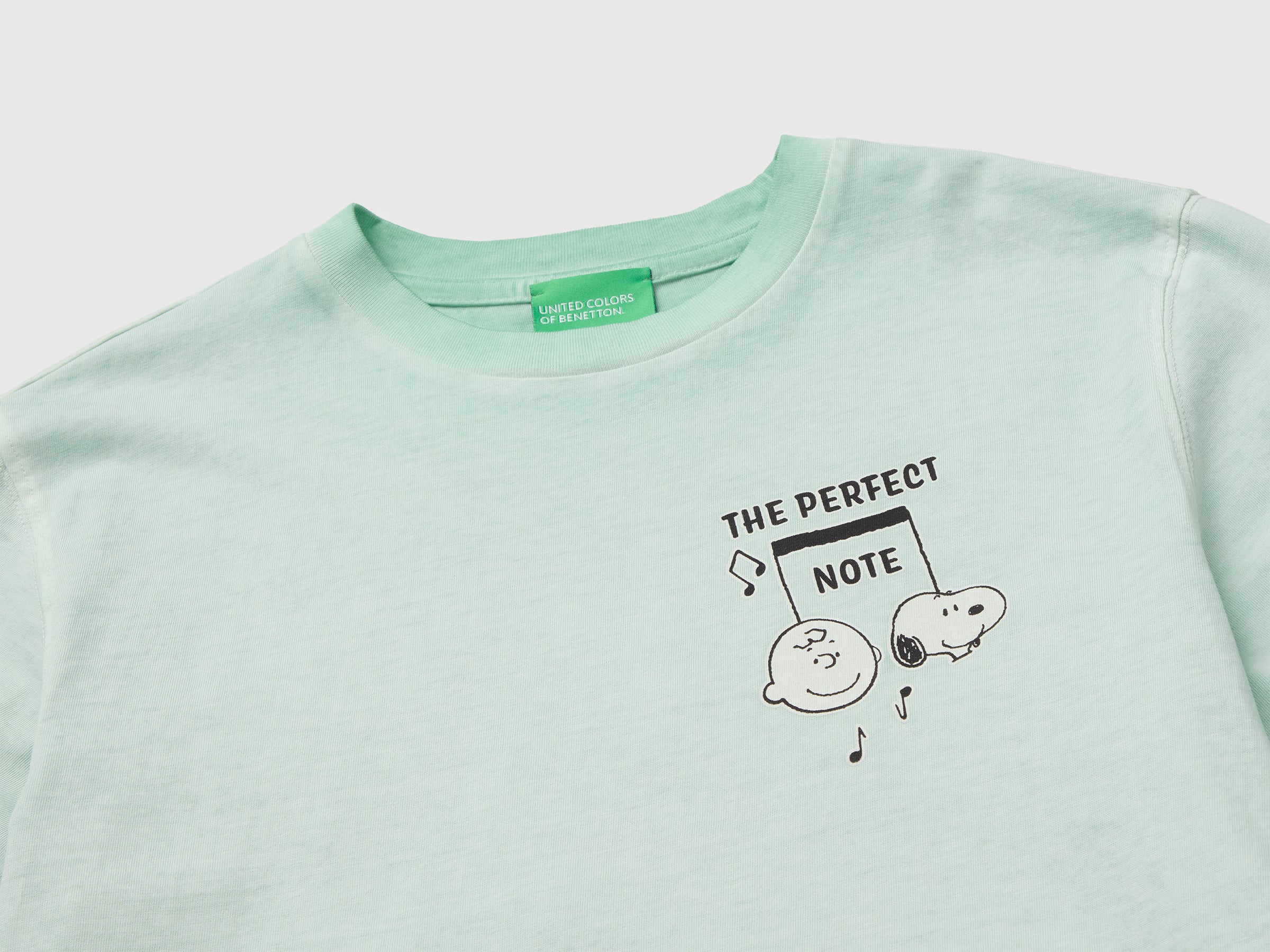 Benetton T-shirt oversize Peanuts cotone maniche corte
