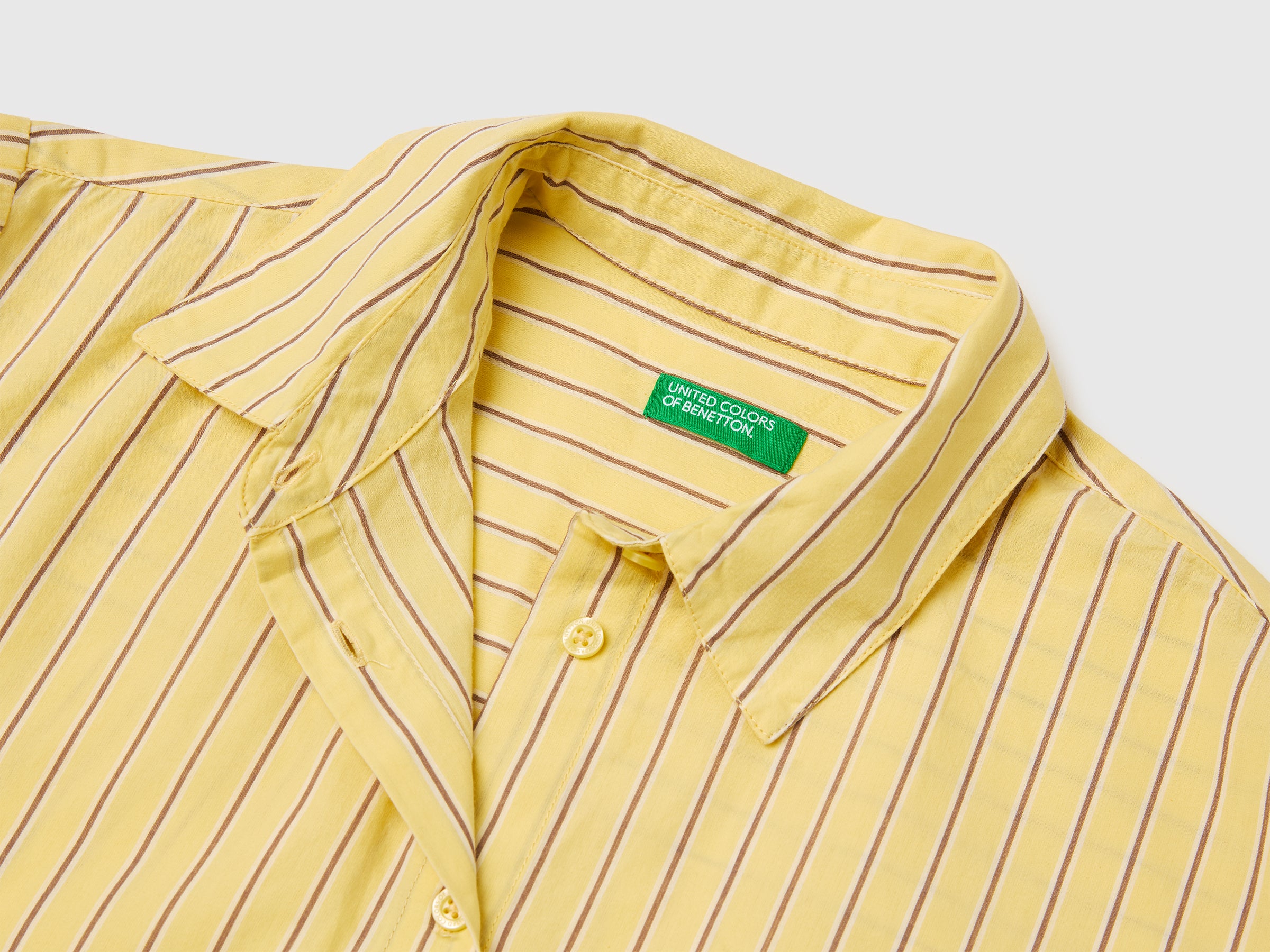 United Colors of Benetton camicia righe boxy fit cotone M