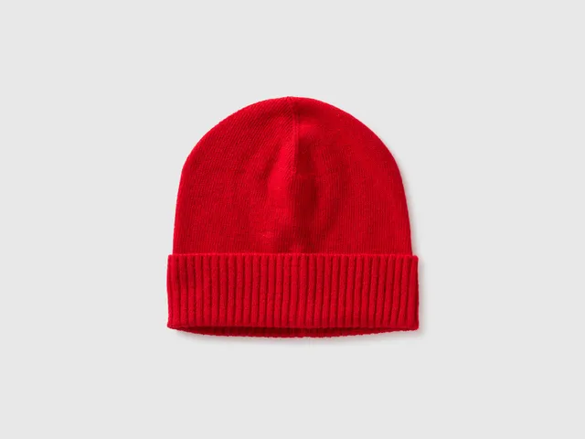 United Colors of Benetton Cappello in Lana Tinta Unita OS