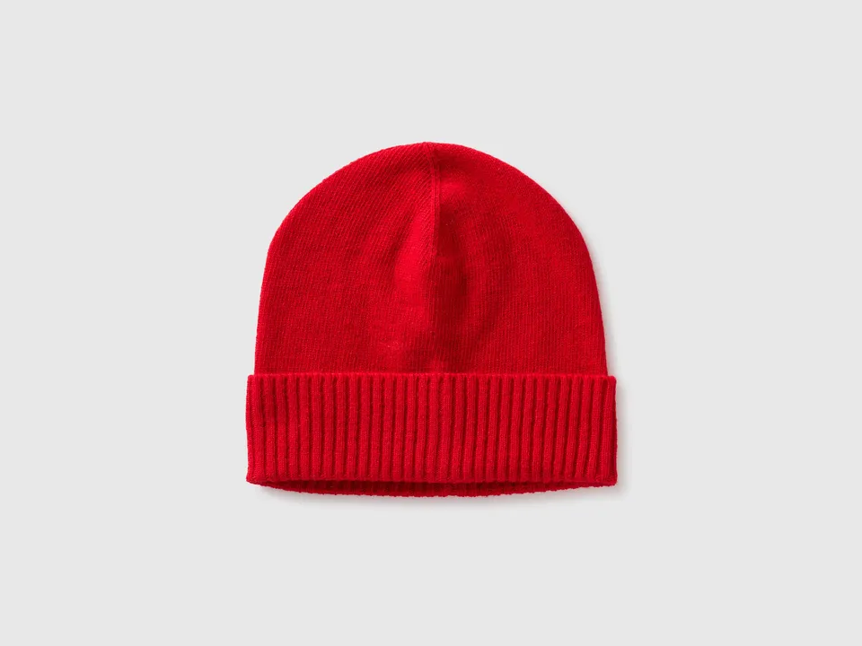 United Colors of Benetton Cappello in Lana Tinta Unita OS