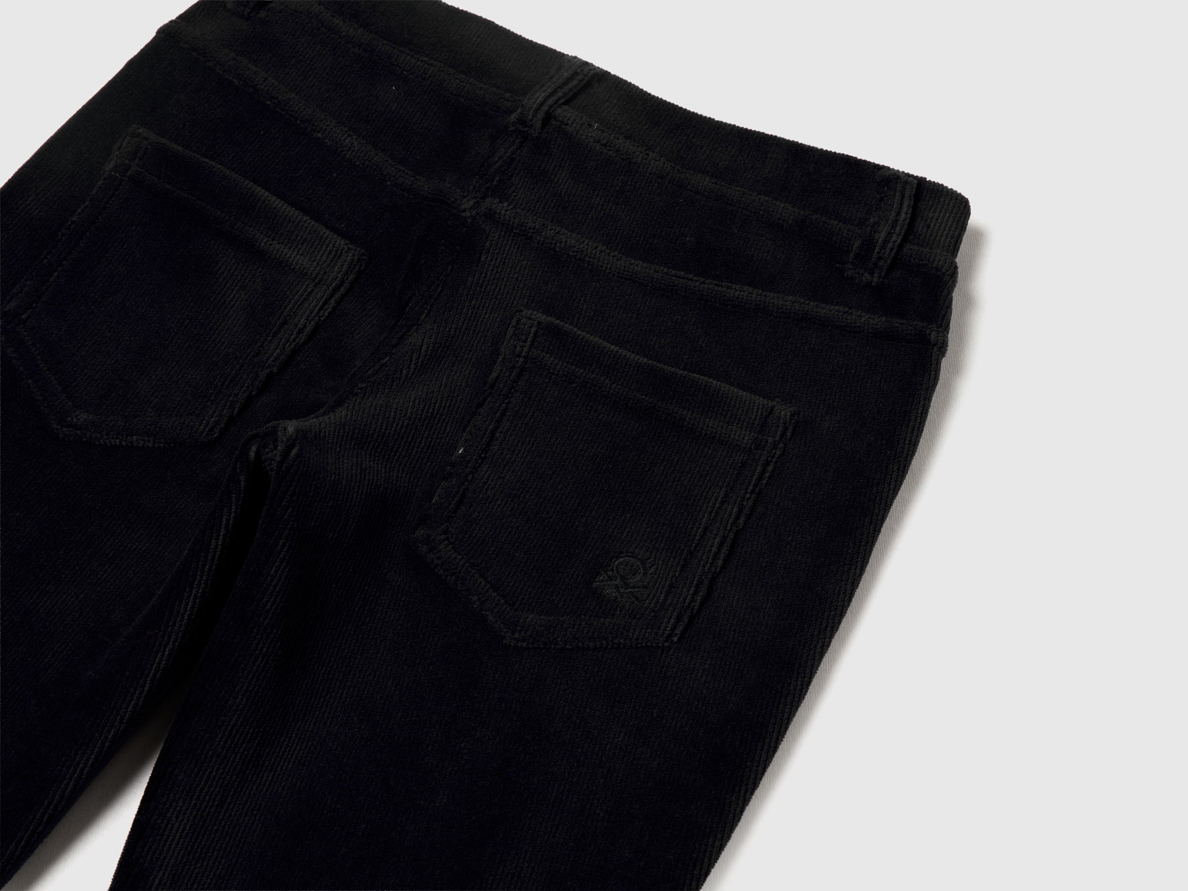 Benetton Pantaloni Ciniglia Super Skinny Cotone Stretch