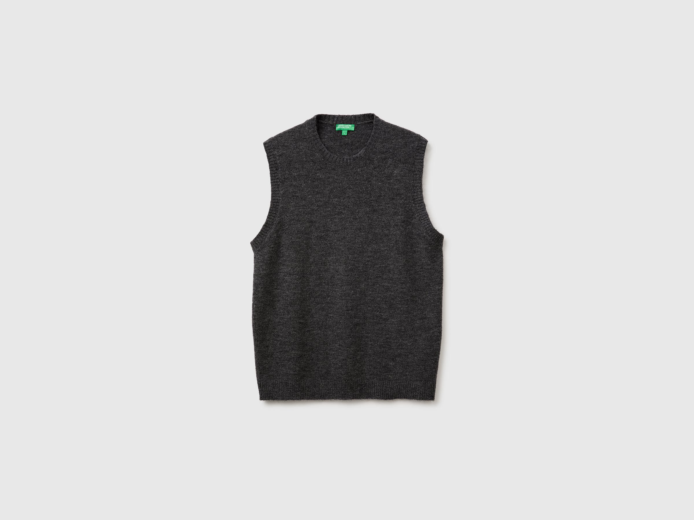 United Colors of Benetton gilet alpaca gilet uomo M lana stretch