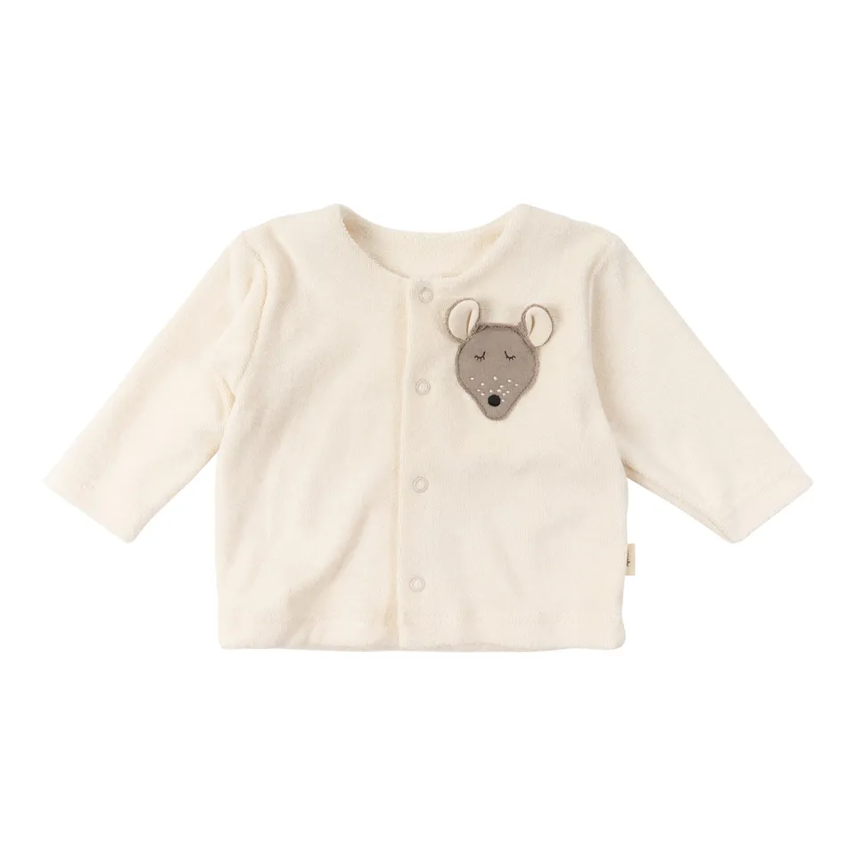 Woolly Organic Embroidered Terry Jacket SS26 giacca spugna