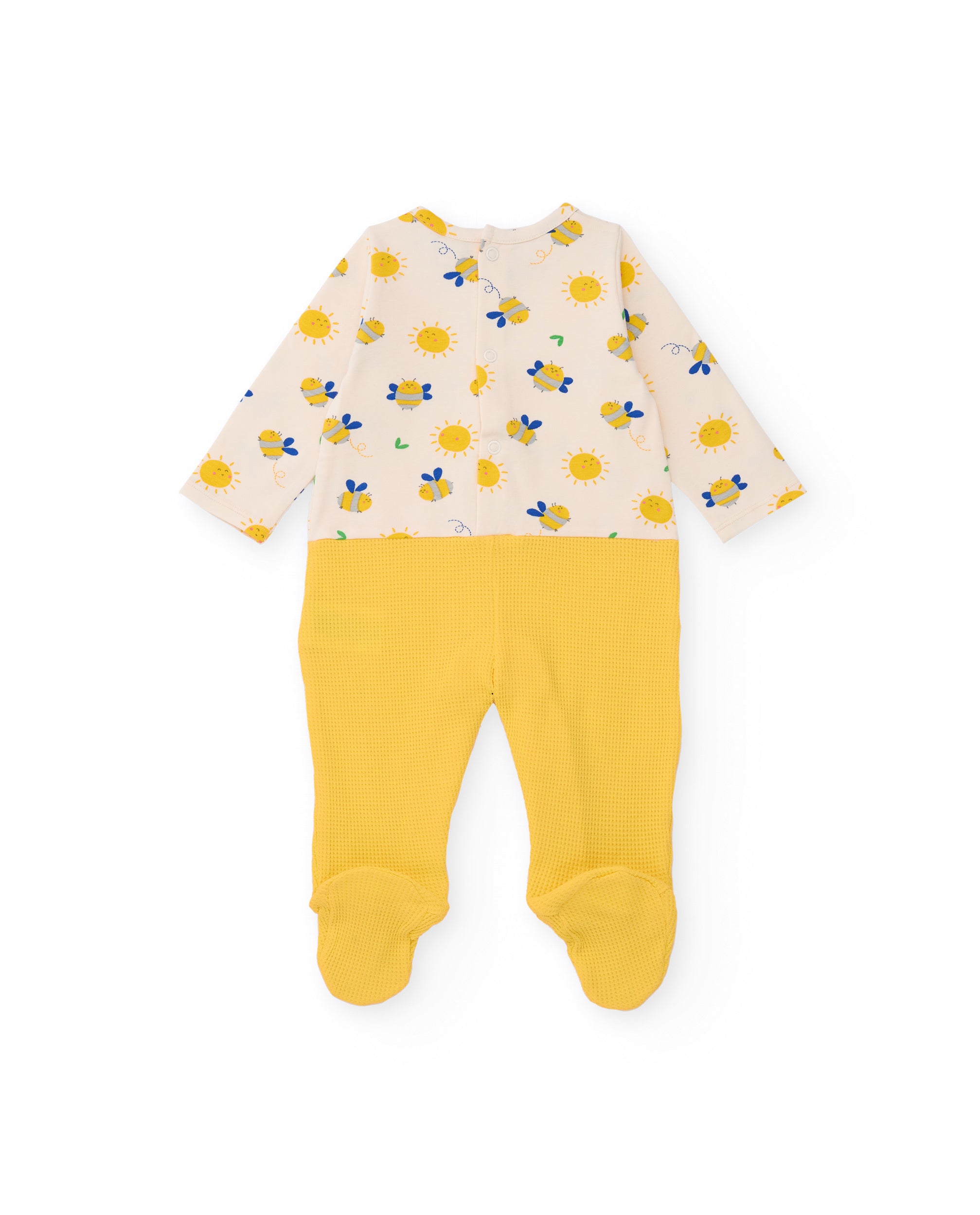 TucTuc Tutine Pagliaccetto Giallo Neonato Cotone Piedini