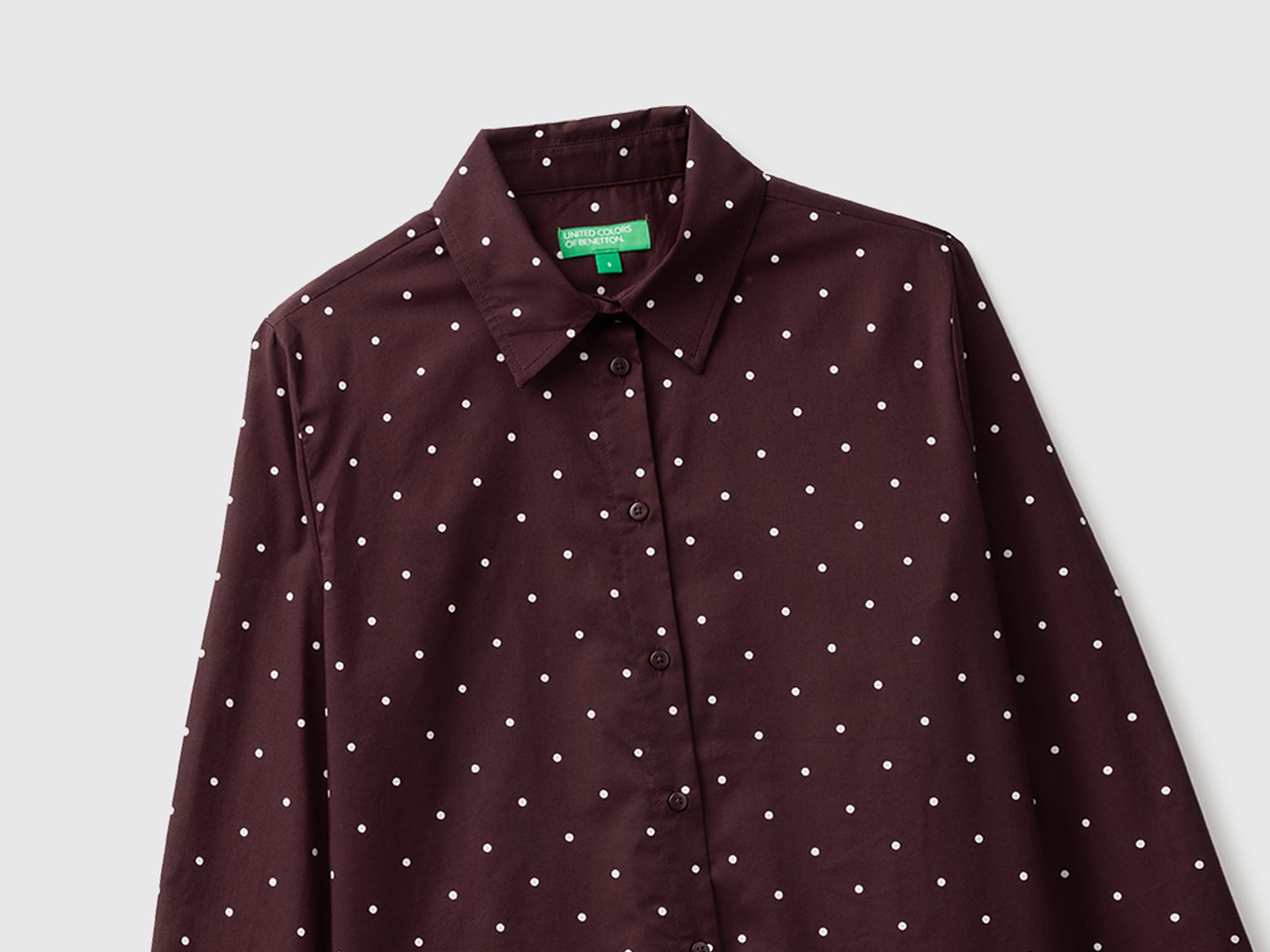 United Colors of Benetton Camicia Cotone S Fantasia