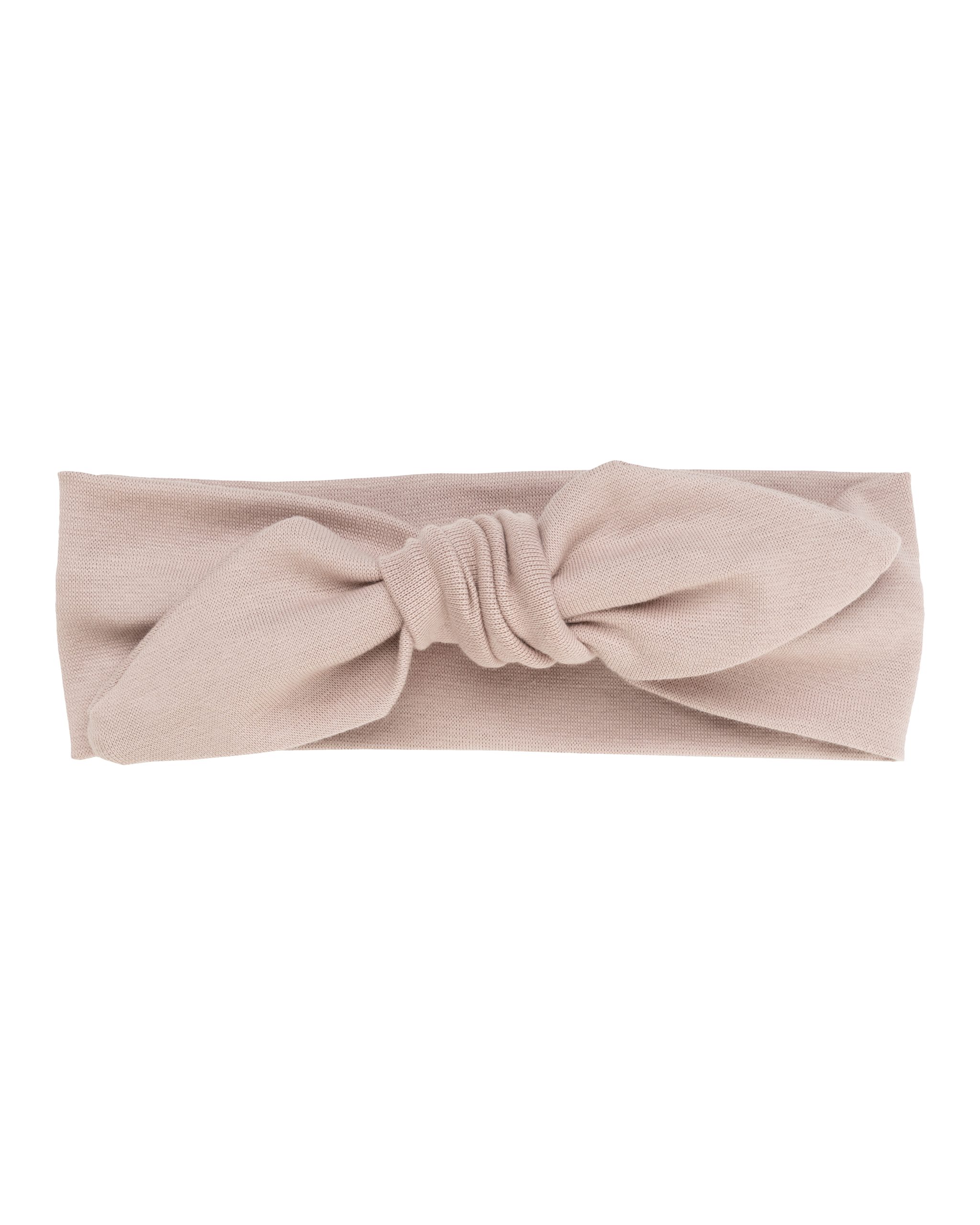 Woolly Organic Headband fascia bambina cotone Rose Clay SS27