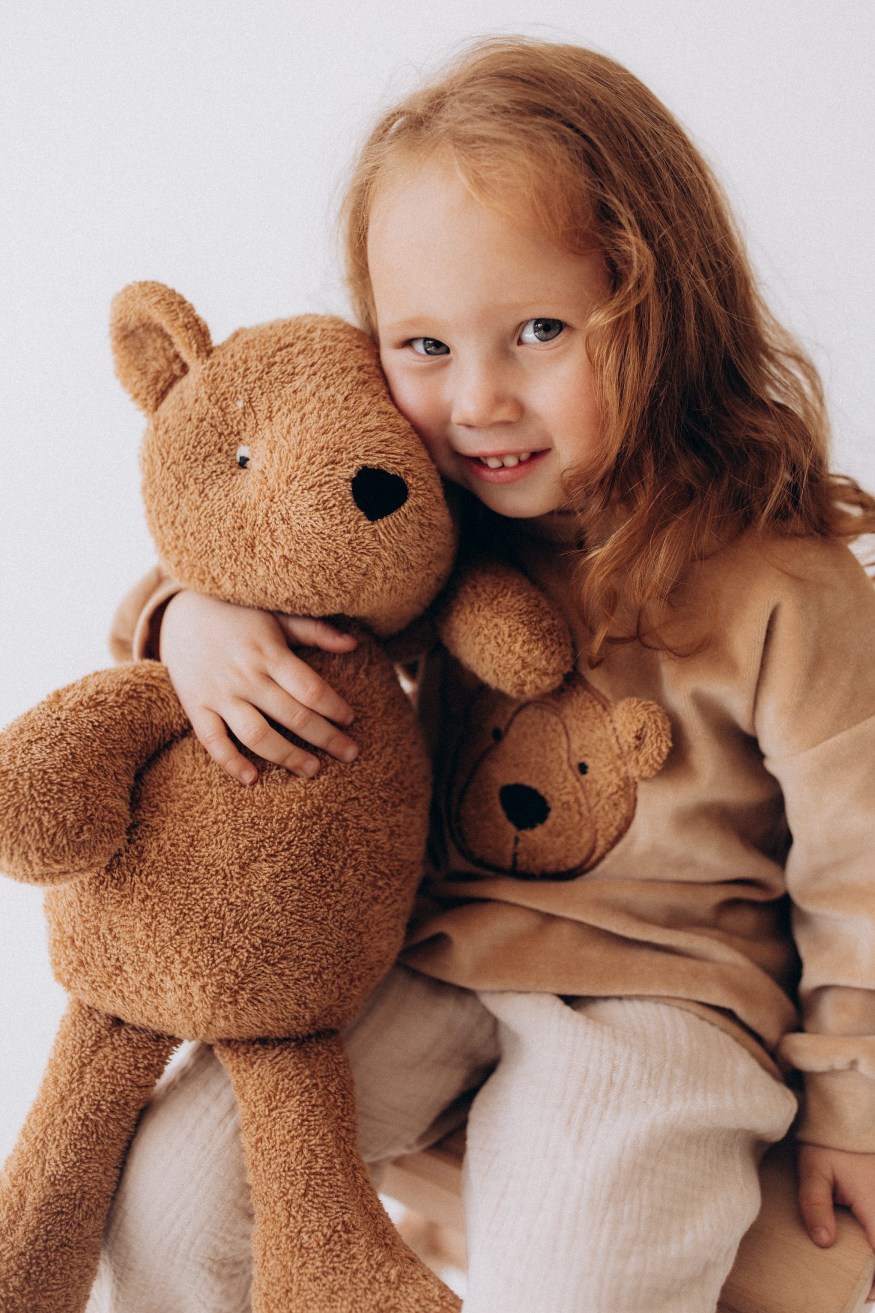 Woolly Organic Soft toys Teddy peluche orsacchiotto 53cm cotone bio
