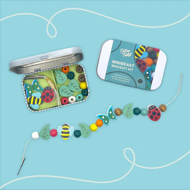 Cotton Twist mini kit braccialetto legno Minibeast