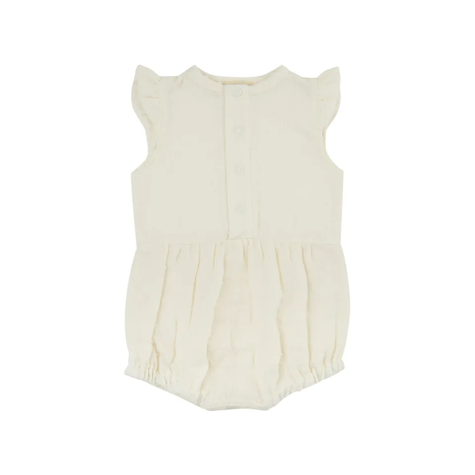 Woolly Organic Baby Rompers Muslin Plumetis pagliaccetto ali cotone