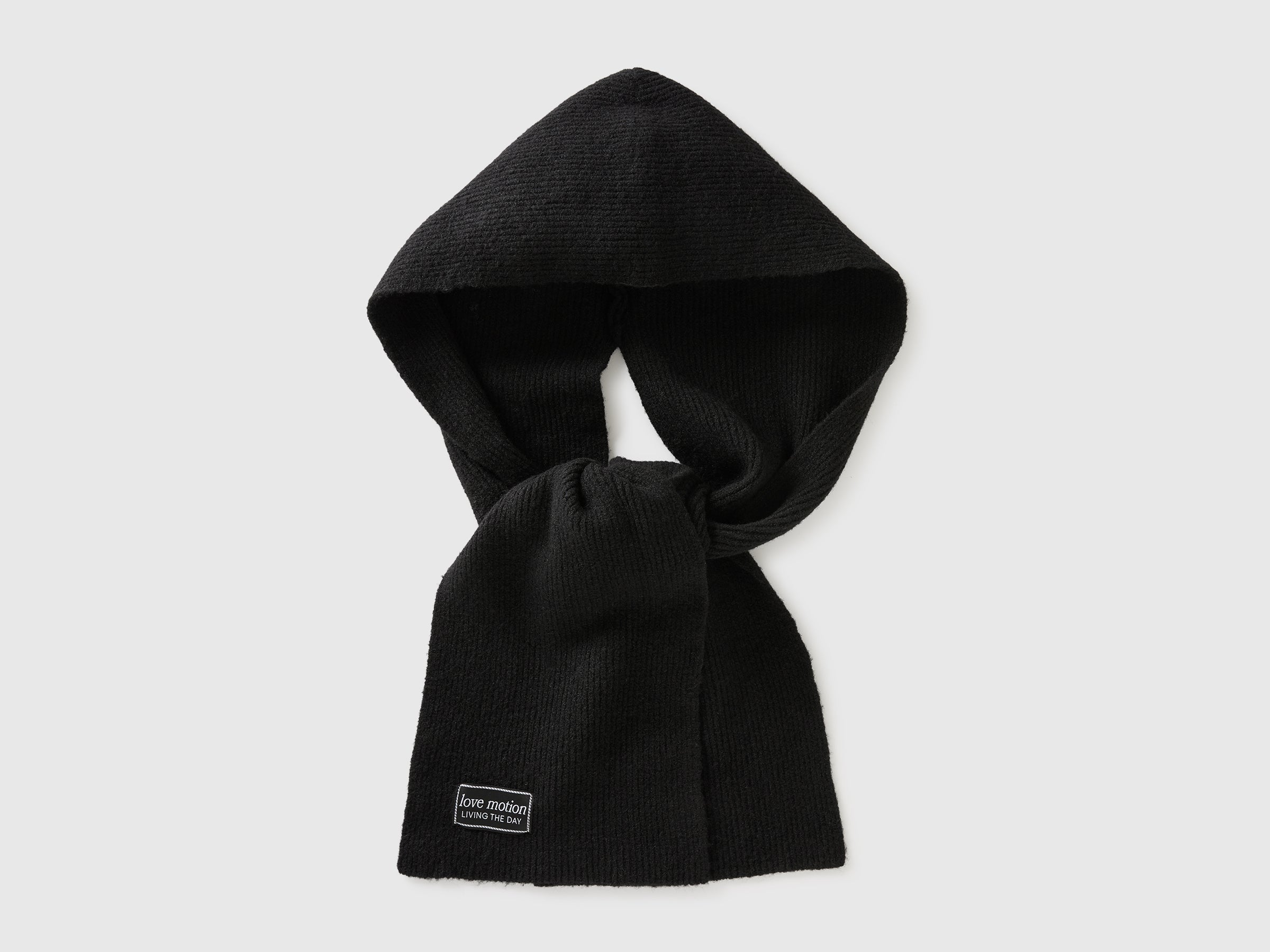 United Colors of Benetton Hooded Scarf Sciarpa Cappuccio Lana OS