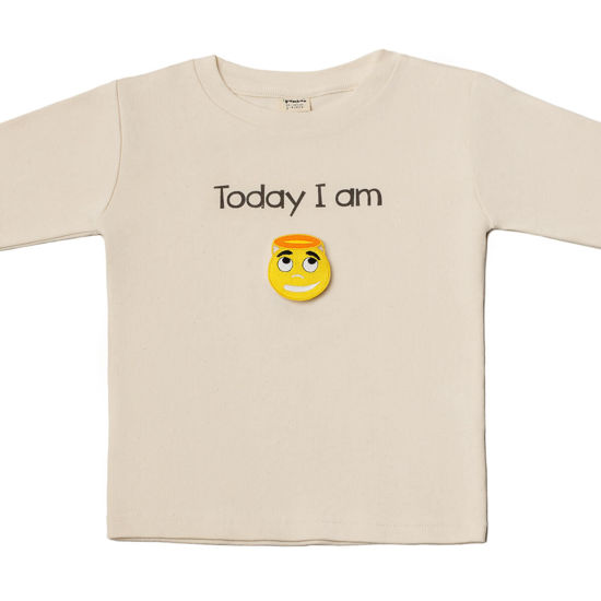 Pamboo Funny T-shirts Today I am maglietta emoji 122-128