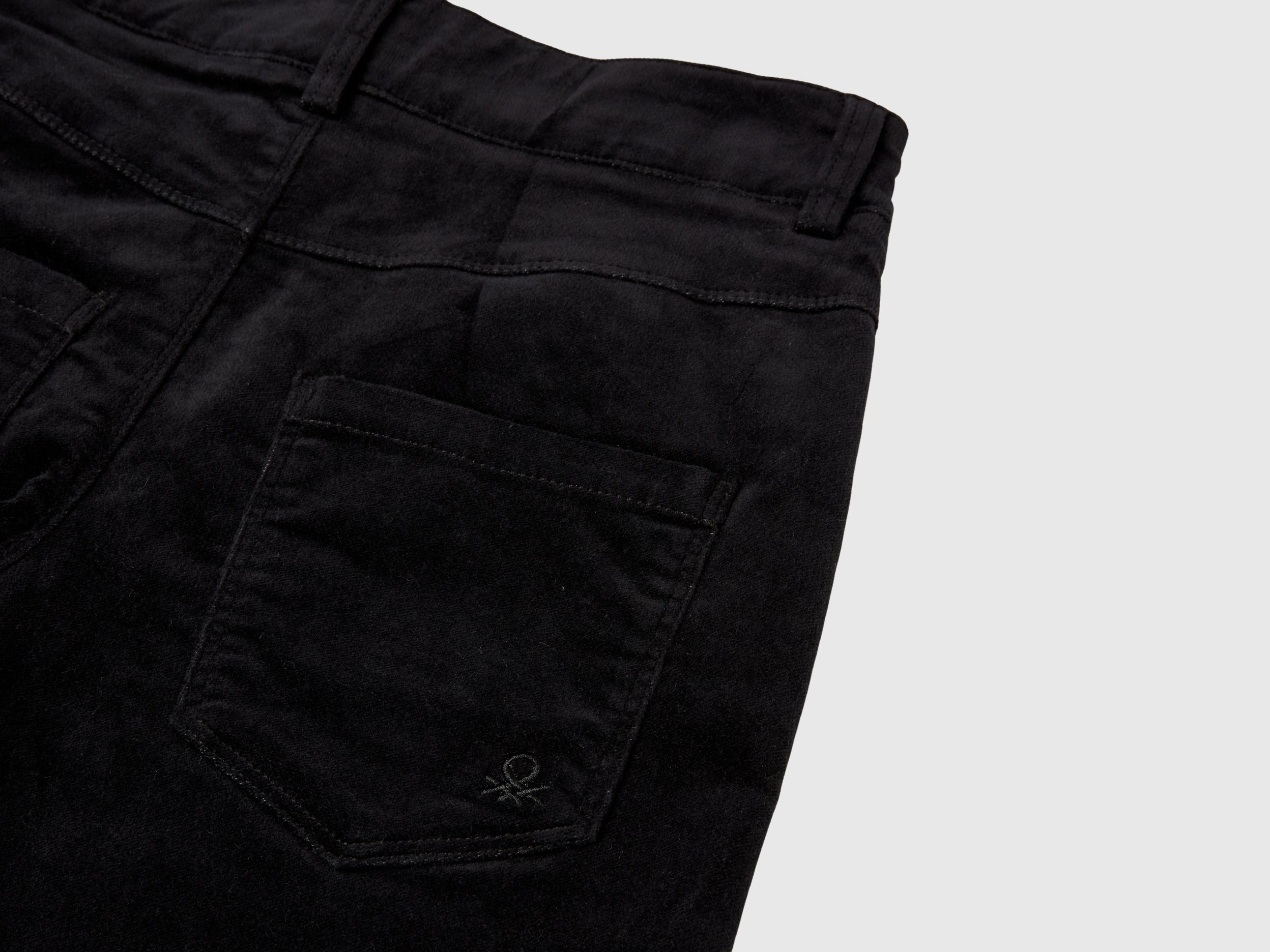 United Colors of Benetton Trousers Pantaloni Velluto Flare L