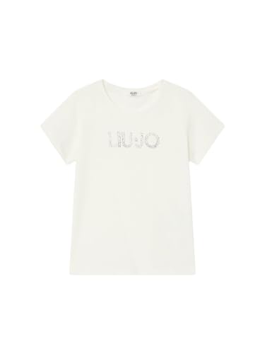 Liu Jo T-Shirt Logo Donna L Jersey Cotone Girocollo Nera