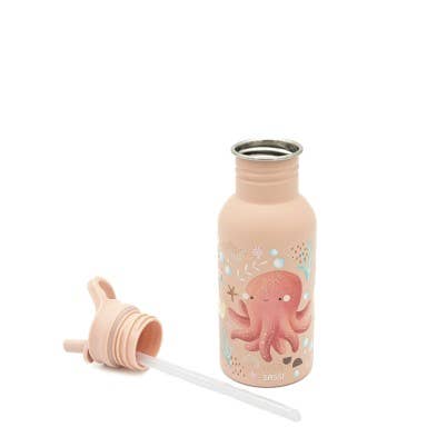 Sassi Borraccia Acciaio Slurpy Polpo 500 ml Cannuccia
