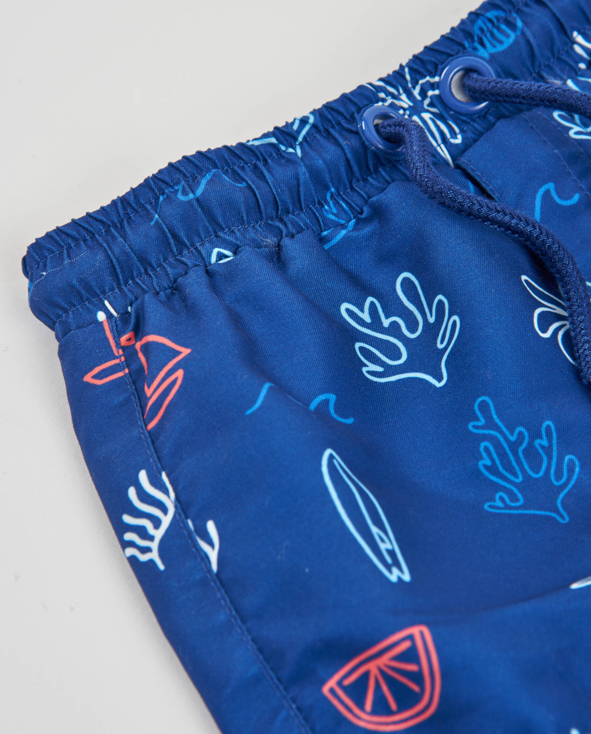 TucTuc Costumi Da Bagno boxer bambino navy stampa mare
