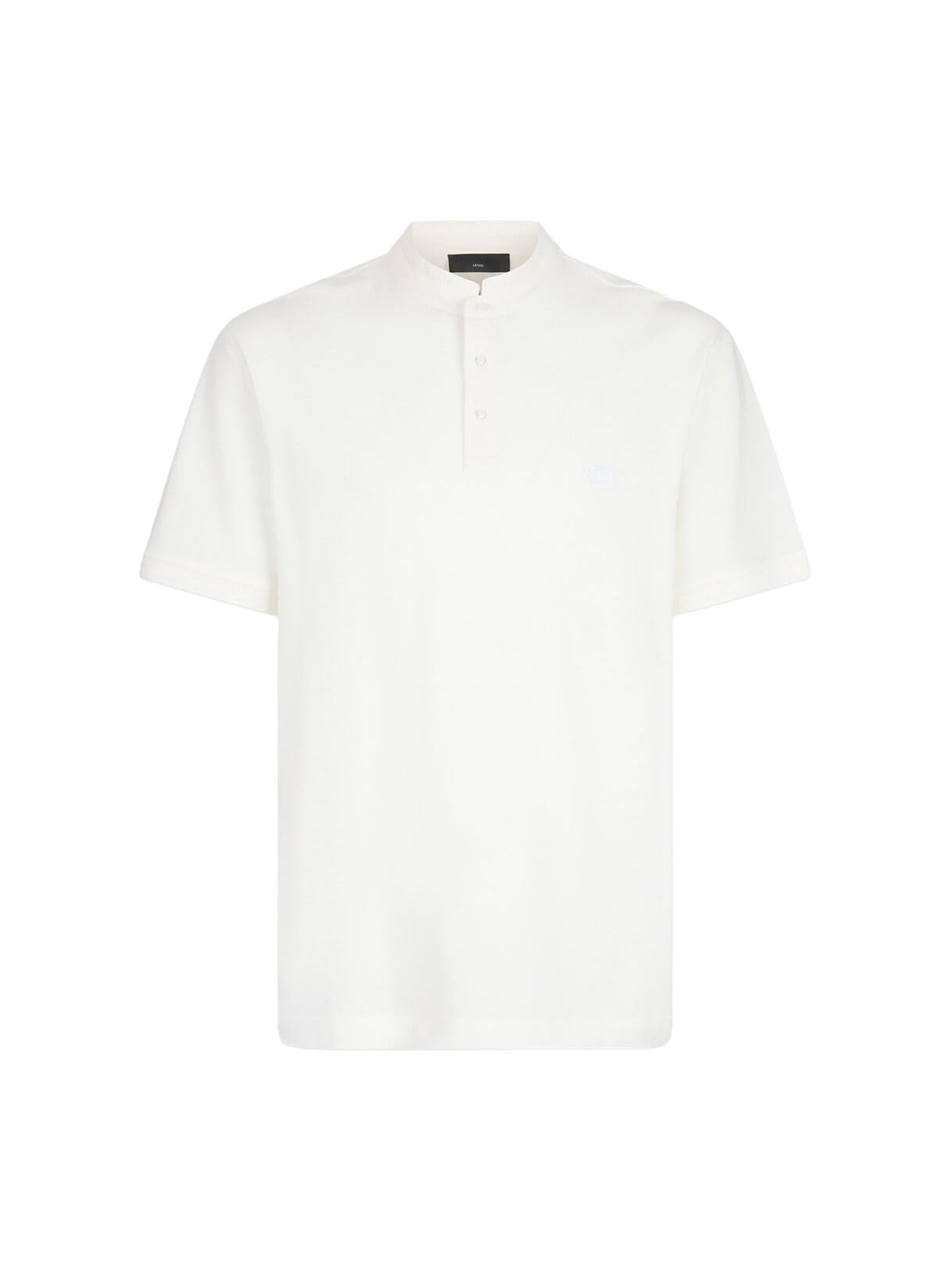 Liu Jo Polo Coreana Piquet Maglia Bianco Taglia L