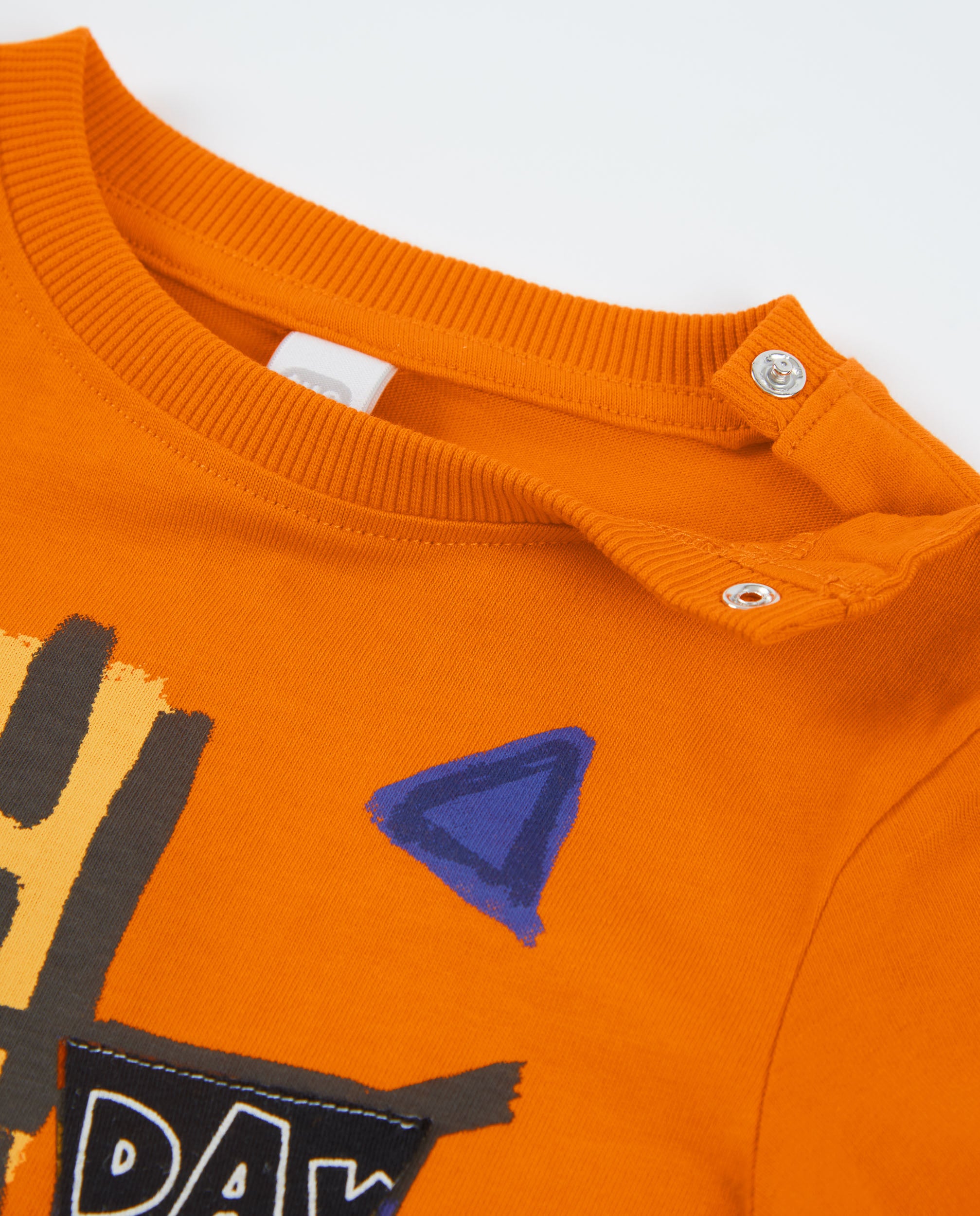 TucTuc Magliette T-shirt in maglia tigre arancione bambino