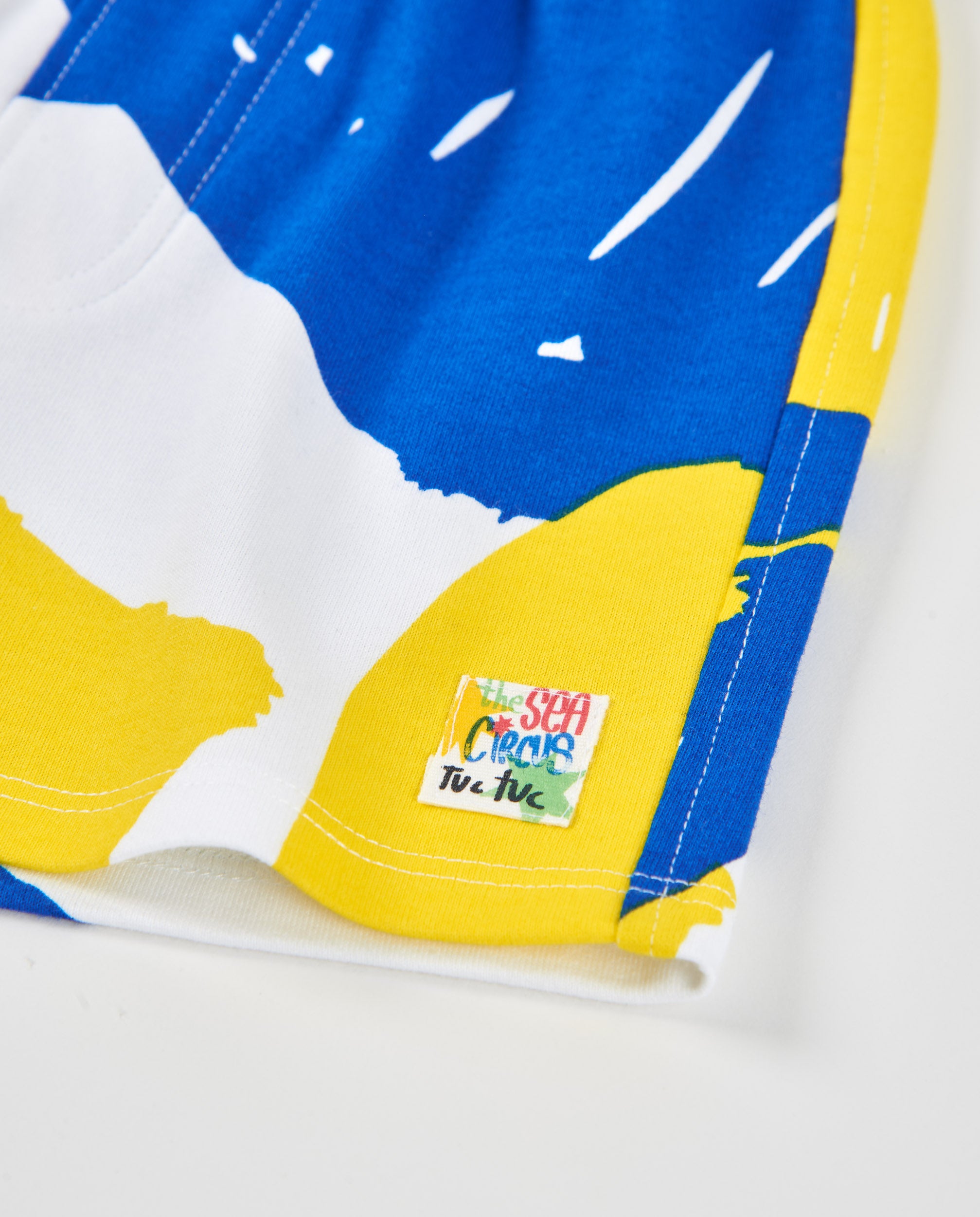 TucTuc Bermuda bermuda bambino blu maglia vita elastica