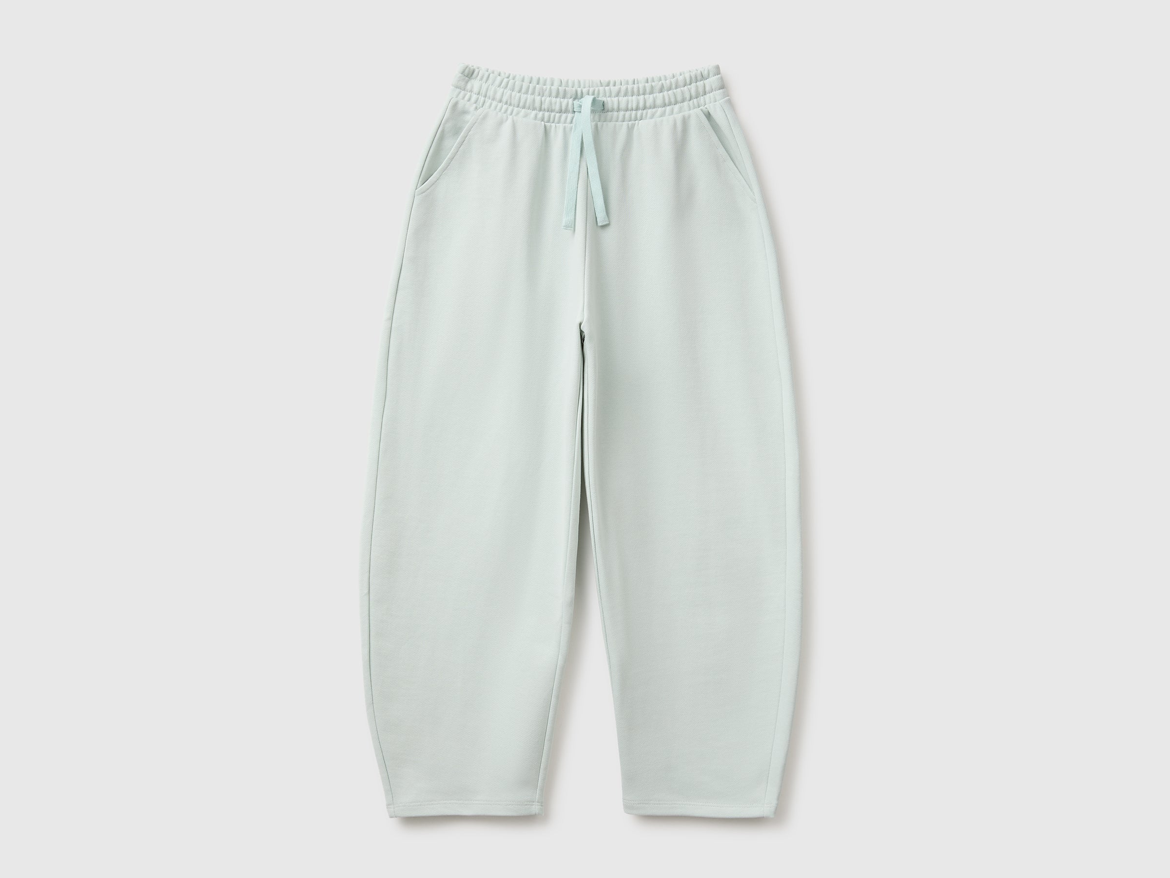 United Colors of Benetton Pantaloni Jogger Felpa Cotone Balloon