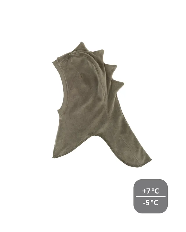 Woolly Organic Balaclava Dino cappello velluto cotone merino